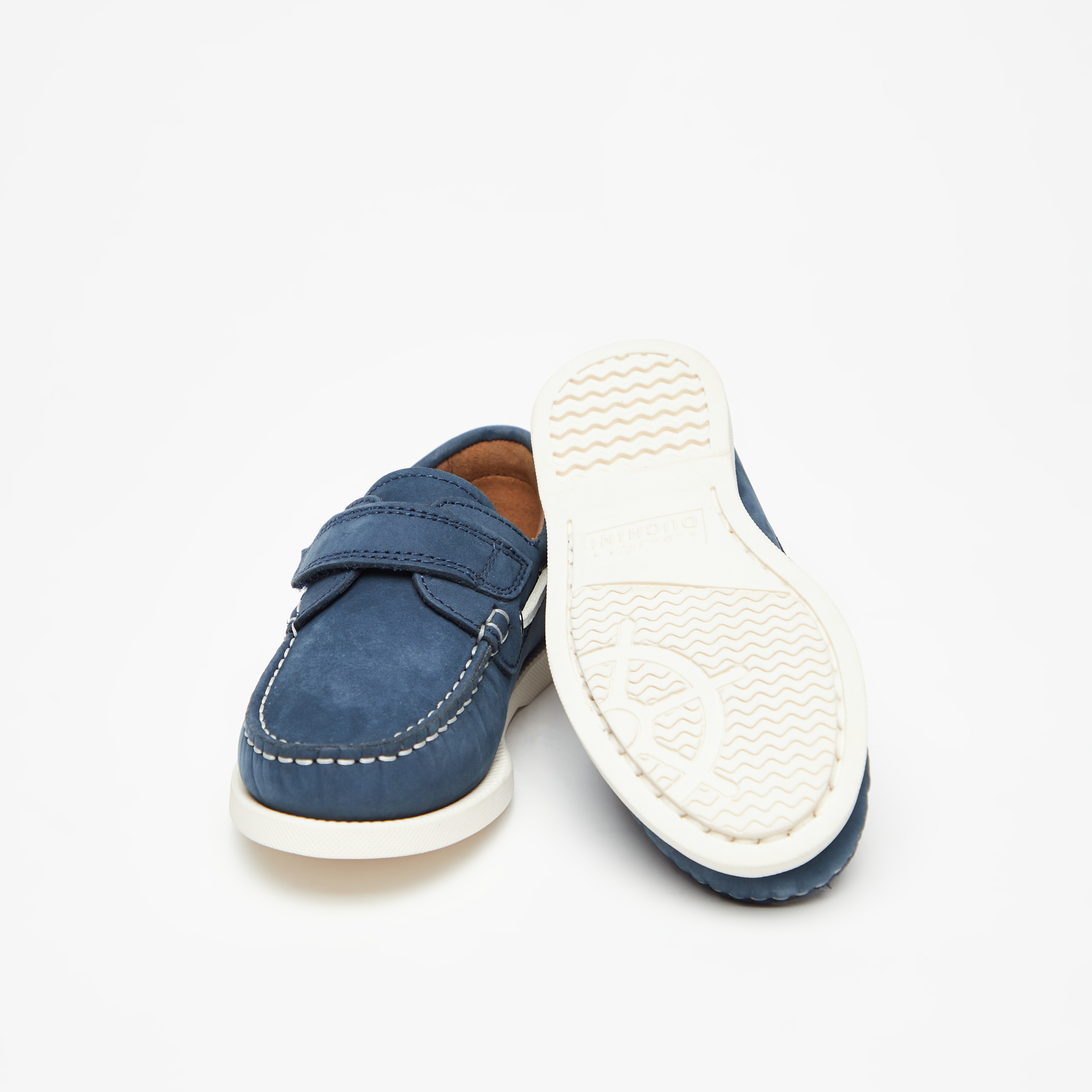 حذاء موكاسين سادة سهل الارتداء بدرزات من مستر دوتشيني-boys-shoes-loafers-image-2