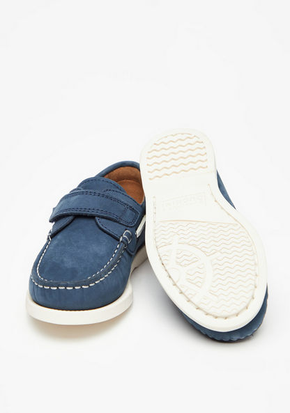 Mister Duchini Solid Slip-On Moccasins with Stitch Detail-Boy%27s Casual Shoes-image-1