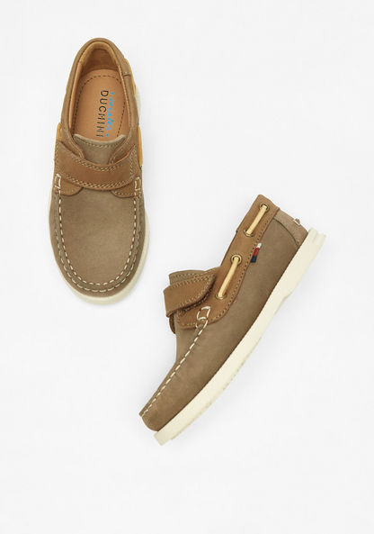 Mister Duchini Solid Slip-On Moccasins with Stitch Detail-Boy%27s Casual Shoes-image-1