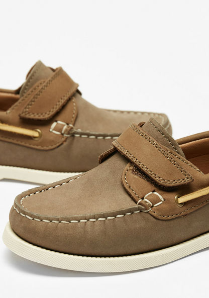 Mister Duchini Solid Slip-On Moccasins with Stitch Detail-Boy%27s Casual Shoes-image-4