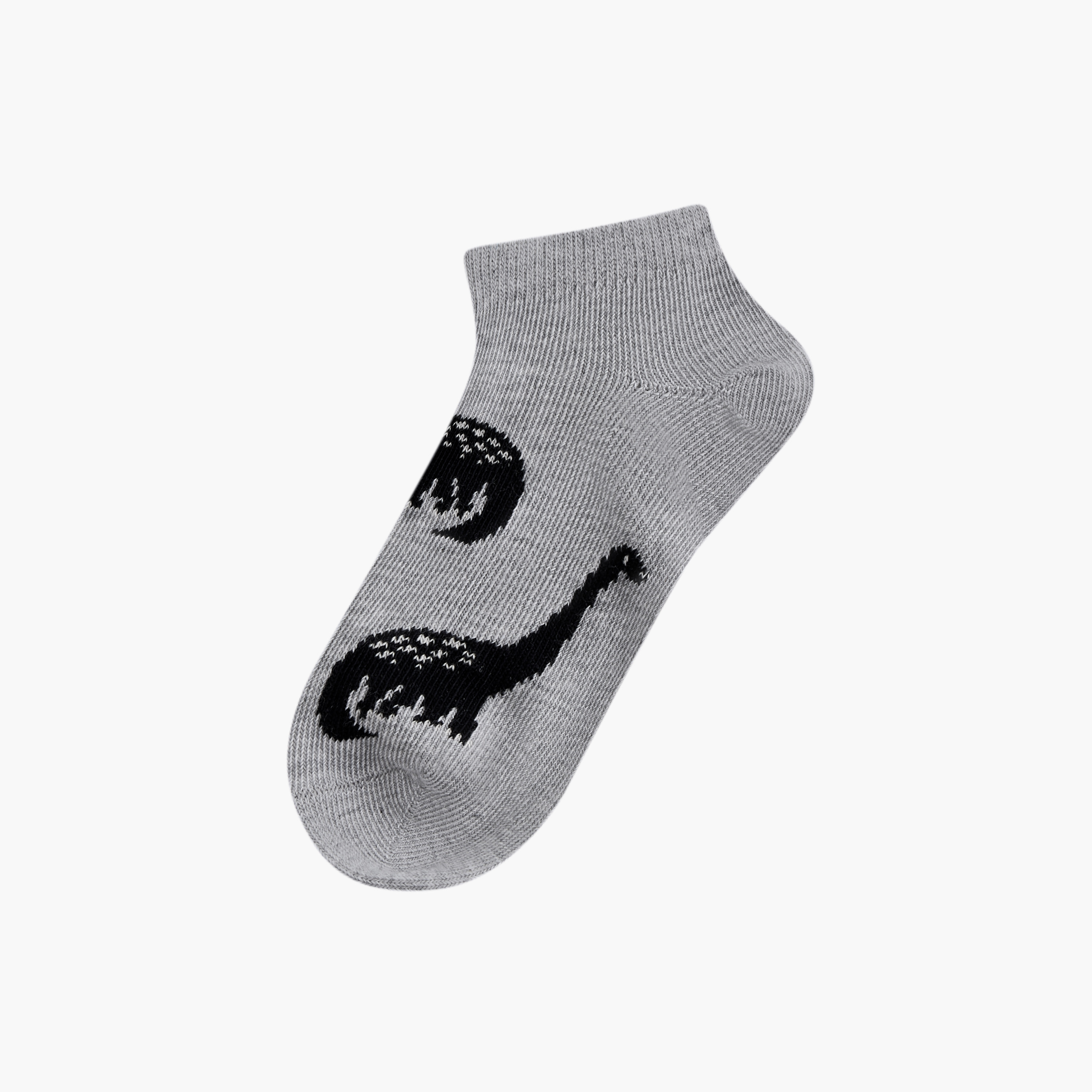 طقم جوارب 5 أزواج متنوعة بطول الكاحل من جونيورز-girls-accessories-socks-image-2