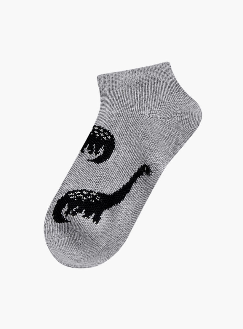 طقم جوارب 5 أزواج متنوعة بطول الكاحل من جونيورز-girls-accessories-socks-image-2