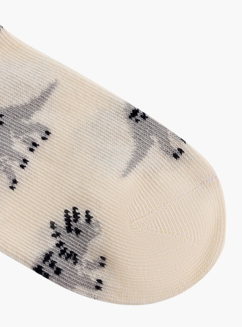 طقم جوارب 5 أزواج متنوعة بطول الكاحل من جونيورز-girls-accessories-socks-image-3