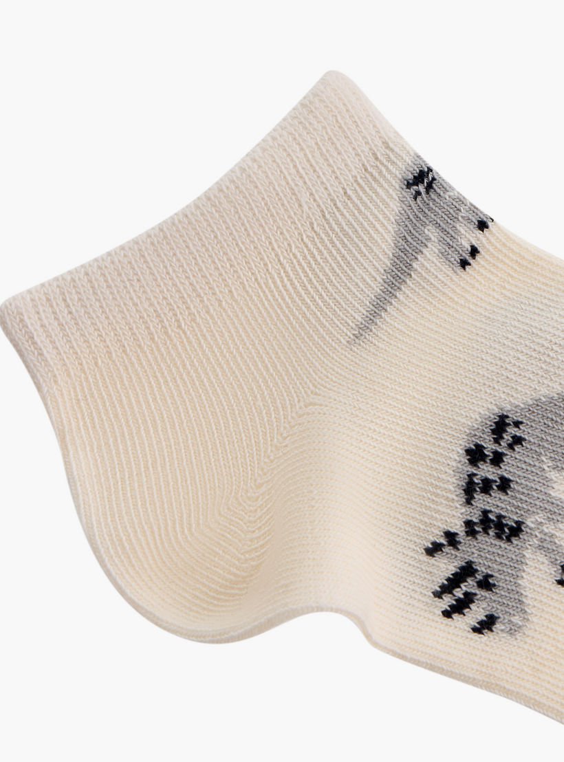 طقم جوارب 5 أزواج متنوعة بطول الكاحل من جونيورز-girls-accessories-socks-image-5