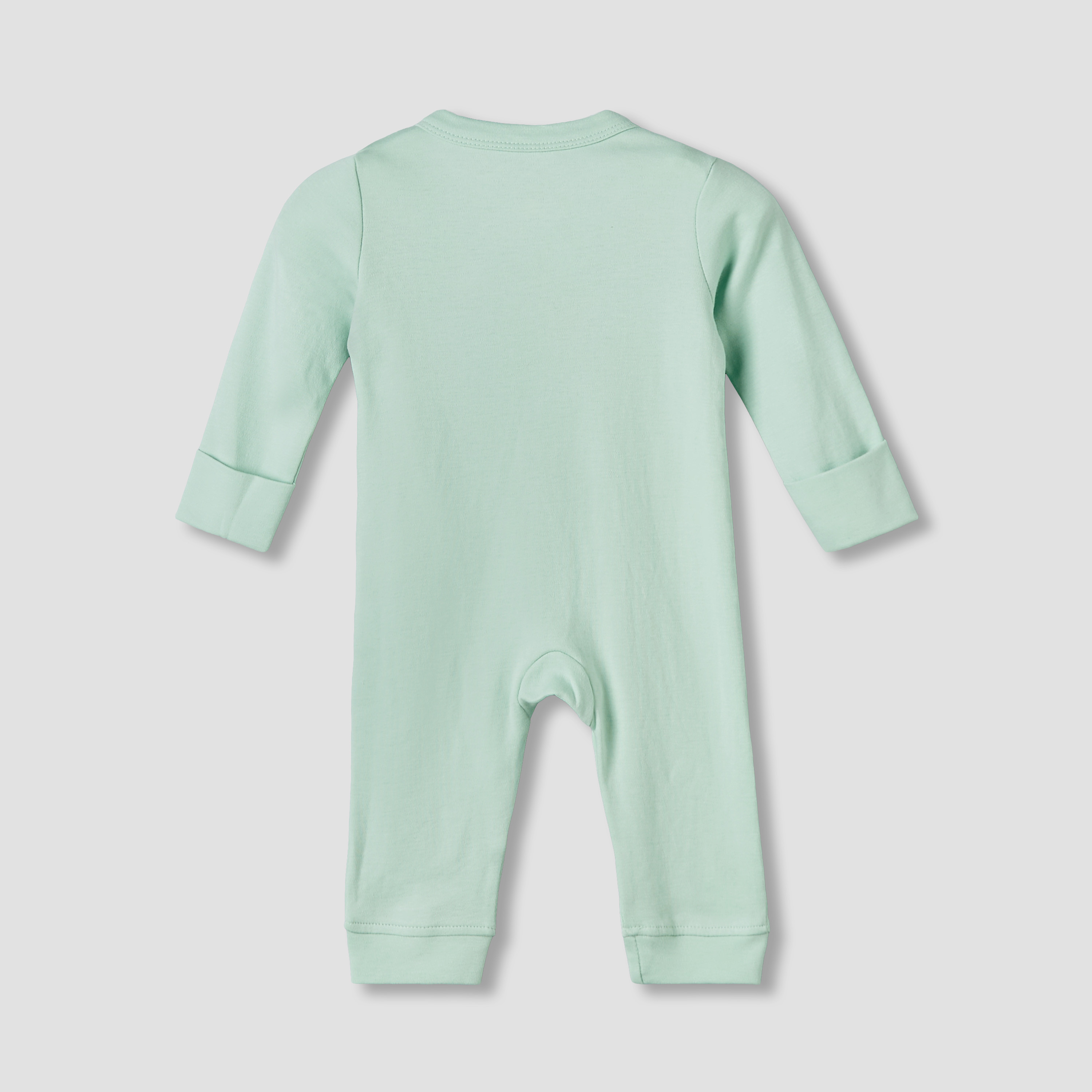 Pack of 3 Juniors Cotton Round Neck Long Sleeve Sleepsuit with Snap Button Closure-baby-girls-clothing-nightwear-sleepsuits-image-6