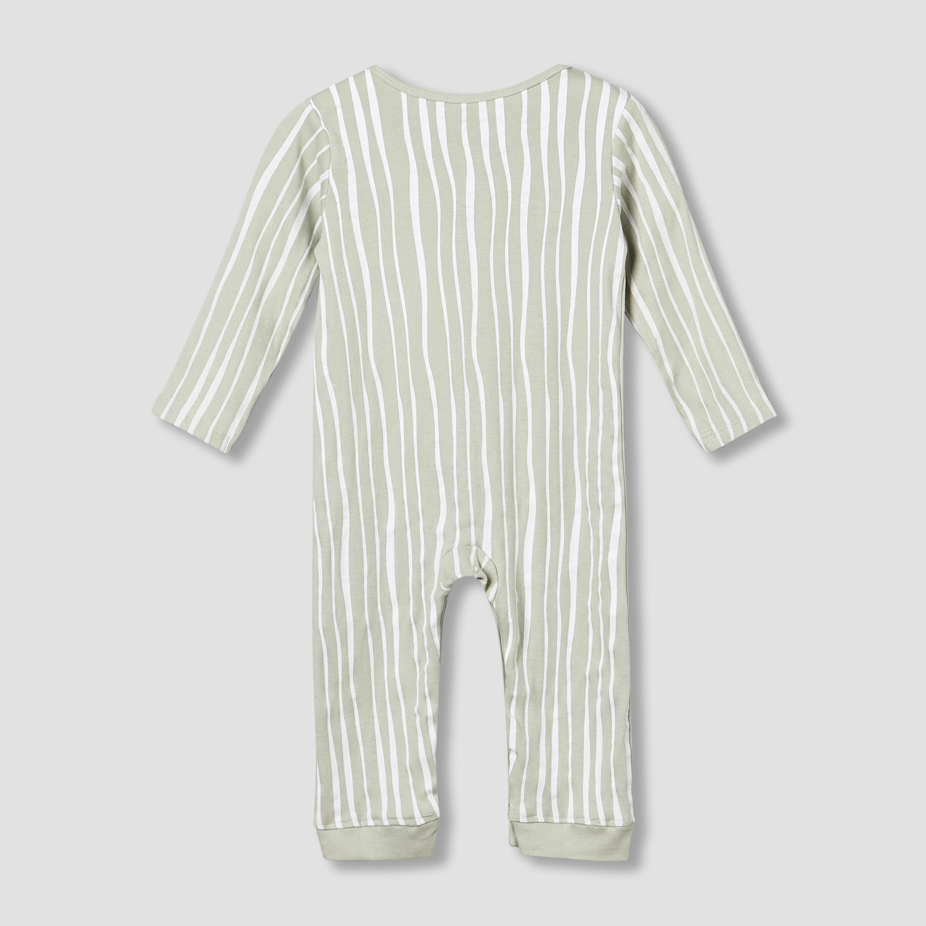 Pack of 3 Juniors Cotton Round Neck Long Sleeves Sleepsuit with Fun Print-baby-girls-clothing-nightwear-sleepsuits-image-8