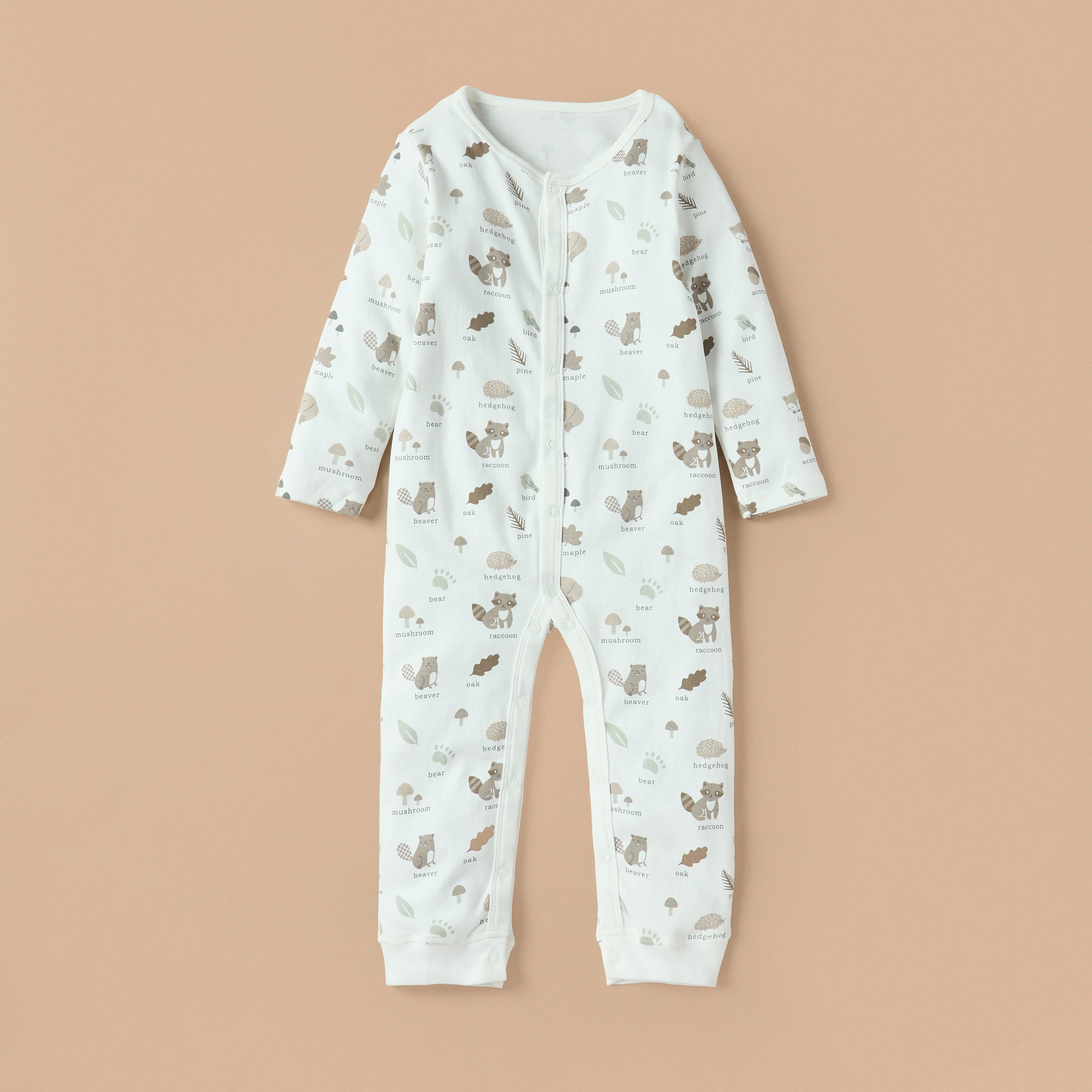 Juniors Printed Sleepsuit with Button Closure - Set of 3-baby-boys-clothing-nightwear-sleepsuits-image-3