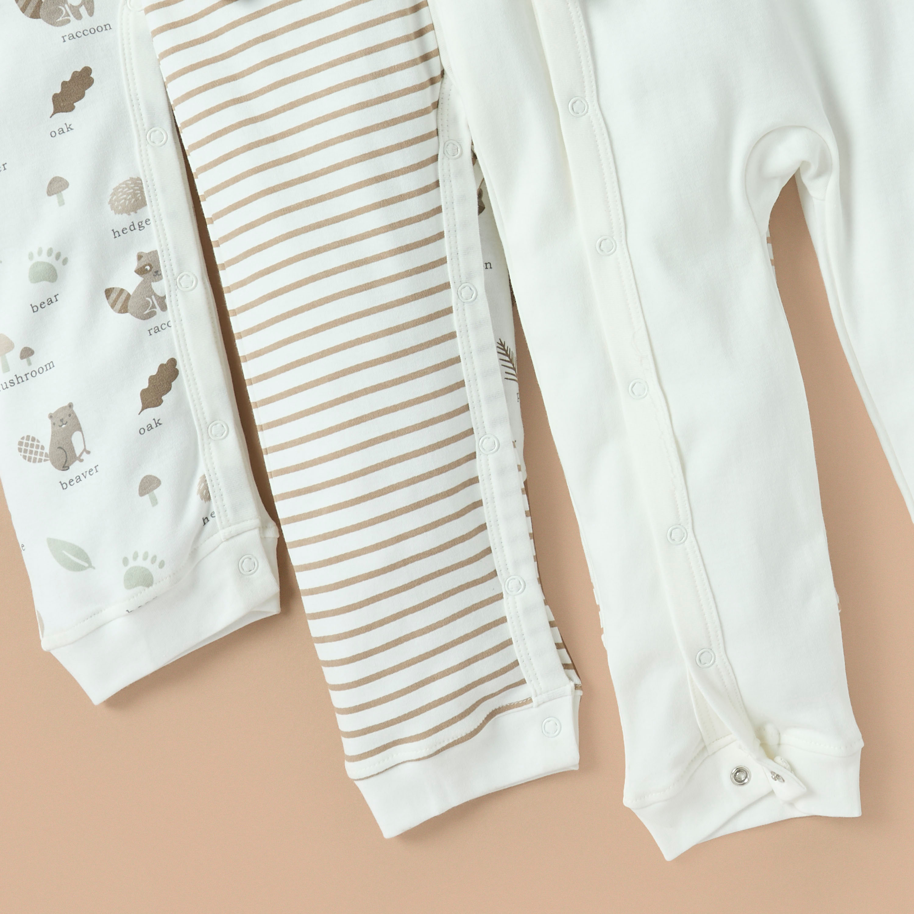 Juniors Printed Sleepsuit with Button Closure - Set of 3-baby-boys-clothing-nightwear-sleepsuits-image-6