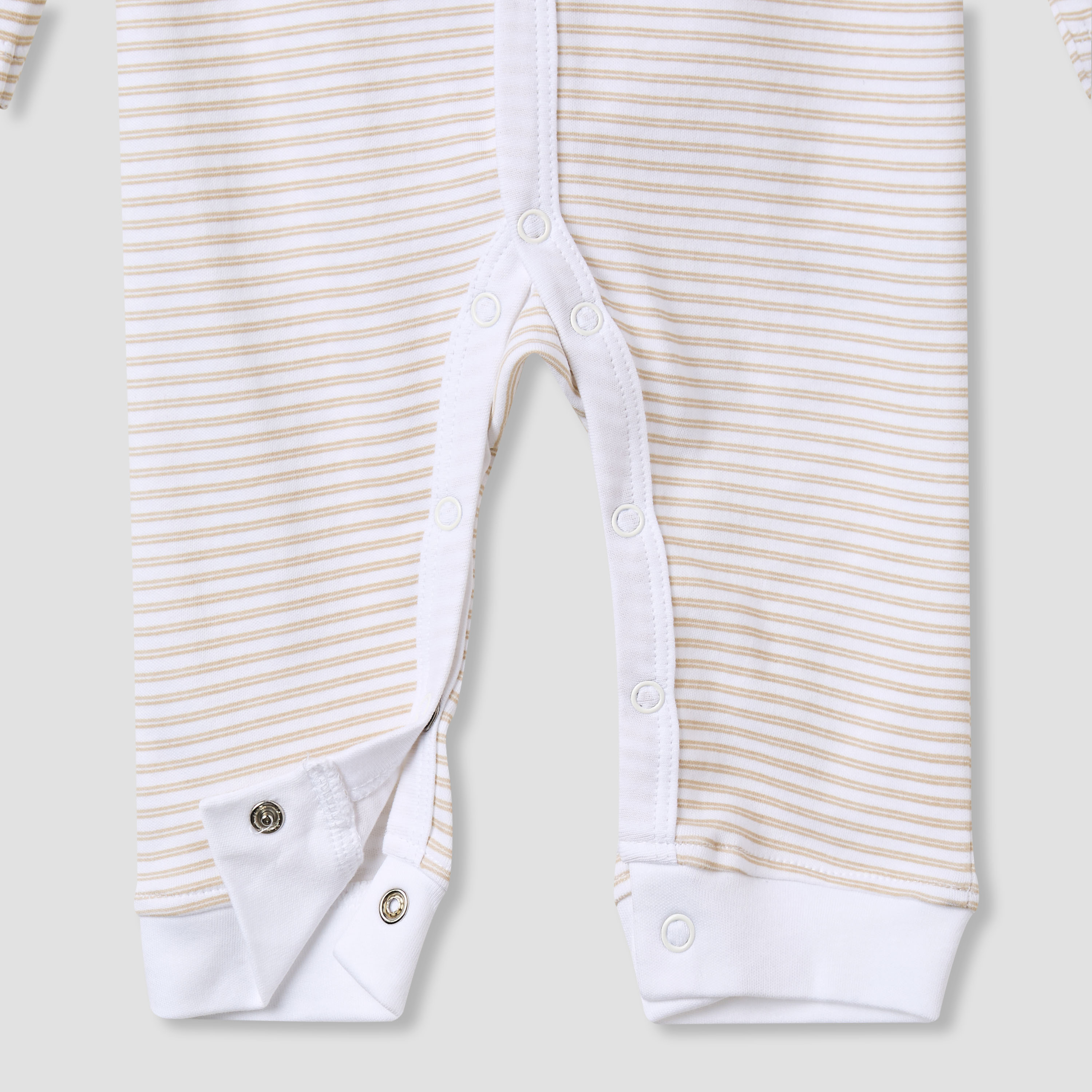 Juniors Bunny Print Sleepsuit with Long Sleeves - Set of 3-baby-girls-clothing-nightwear-sleepsuits-image-6