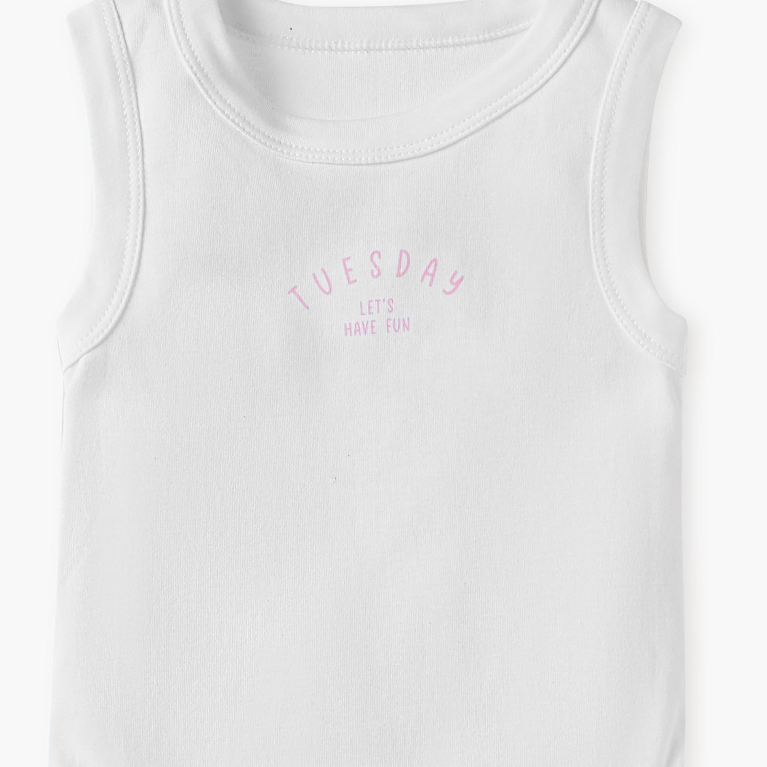 طقم بودي سوت دون أكمام 7 قطع بطبعات من جونيورز-baby-girls-clothing-bodysuits-image-12