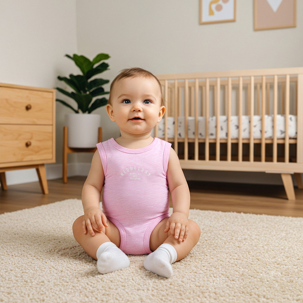 طقم بودي سوت دون أكمام 7 قطع بطبعات من جونيورز-baby-girls-clothing-bodysuits-image-18