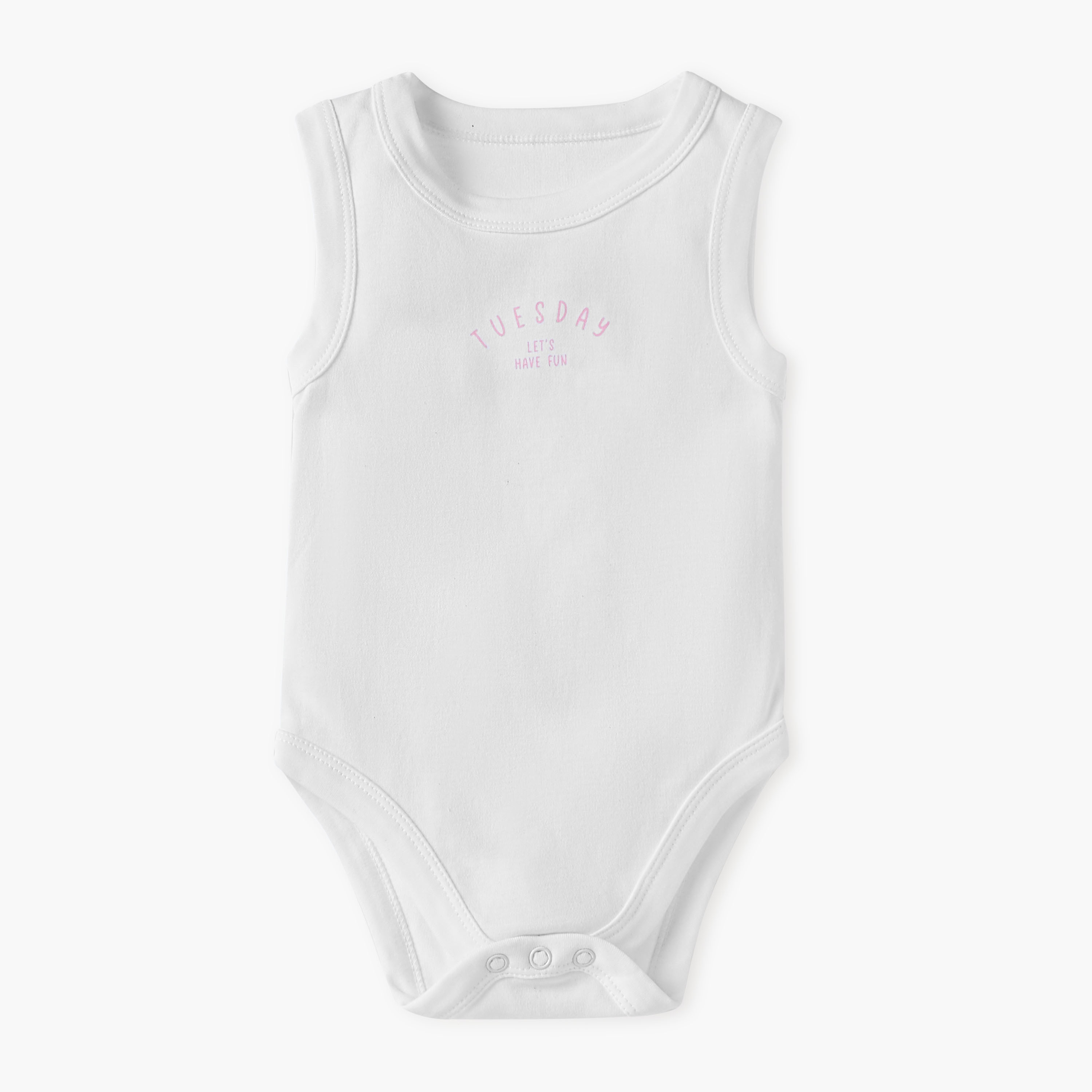 طقم بودي سوت دون أكمام 7 قطع بطبعات من جونيورز-baby-girls-clothing-bodysuits-image-3