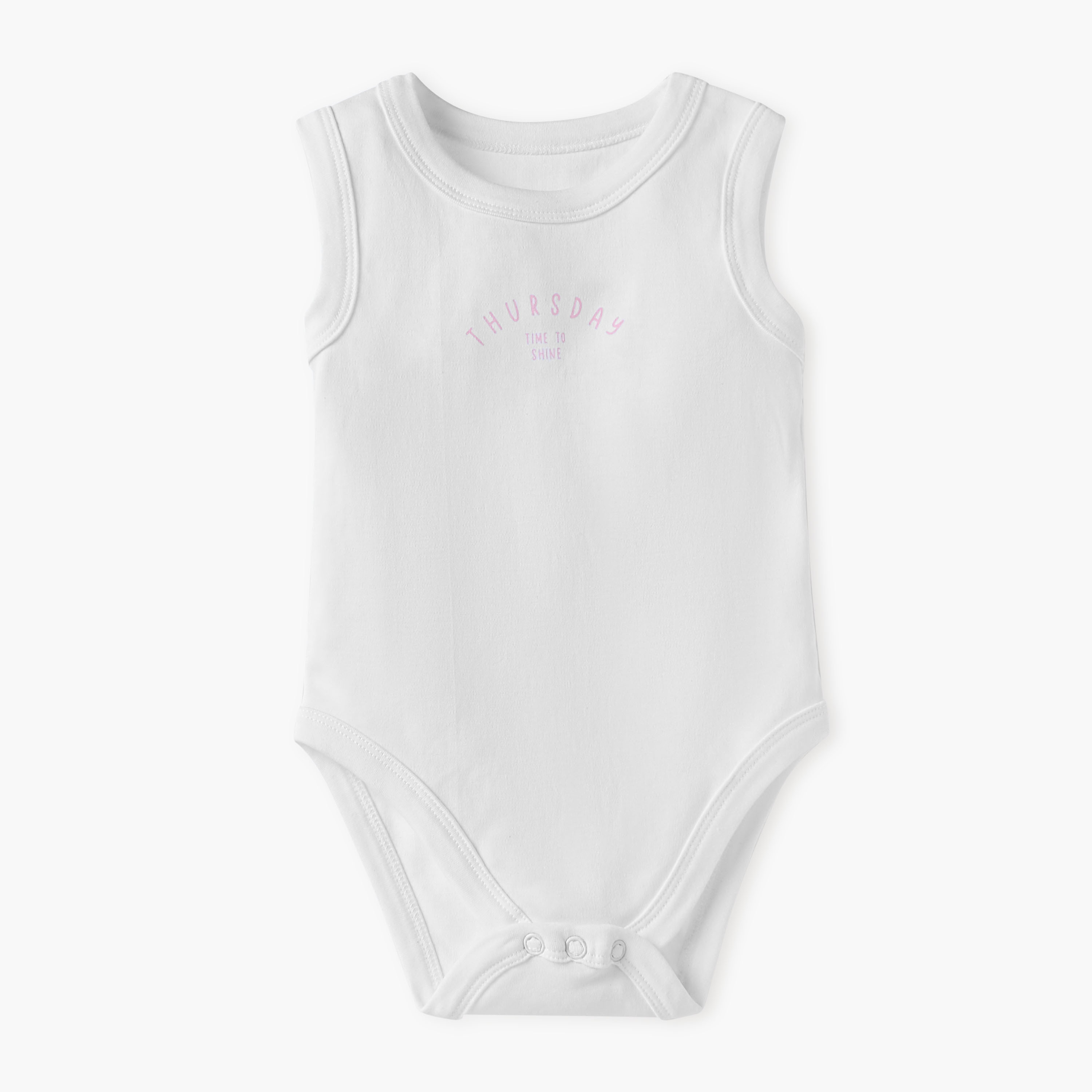 طقم بودي سوت دون أكمام 7 قطع بطبعات من جونيورز-baby-girls-clothing-bodysuits-image-5