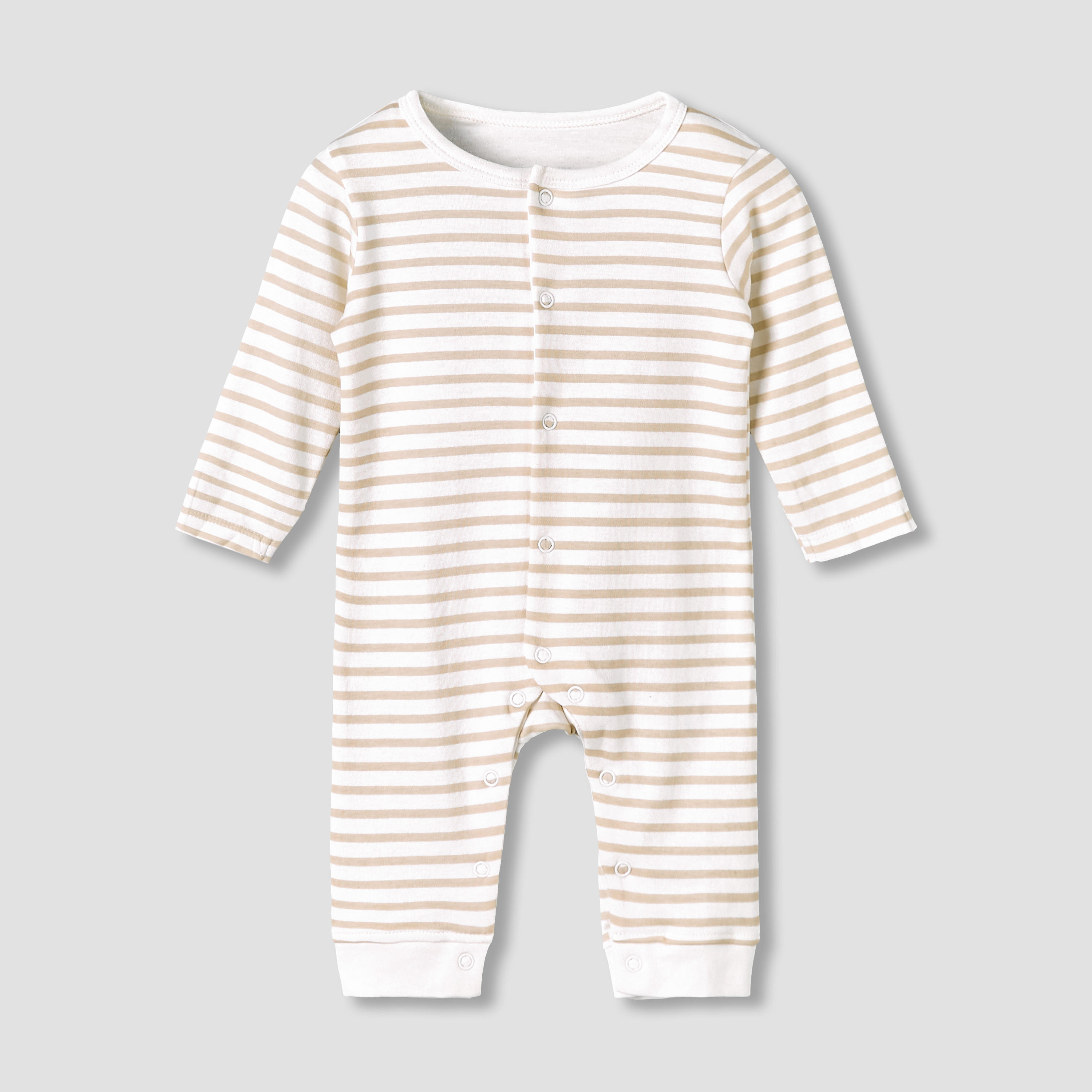 Pack of 3 Juniors Cotton Round Neck Long Sleeve Sleepsuit with Snap Button Closure-promo_babyshop_Buy2for115_QAT130126-image-4
