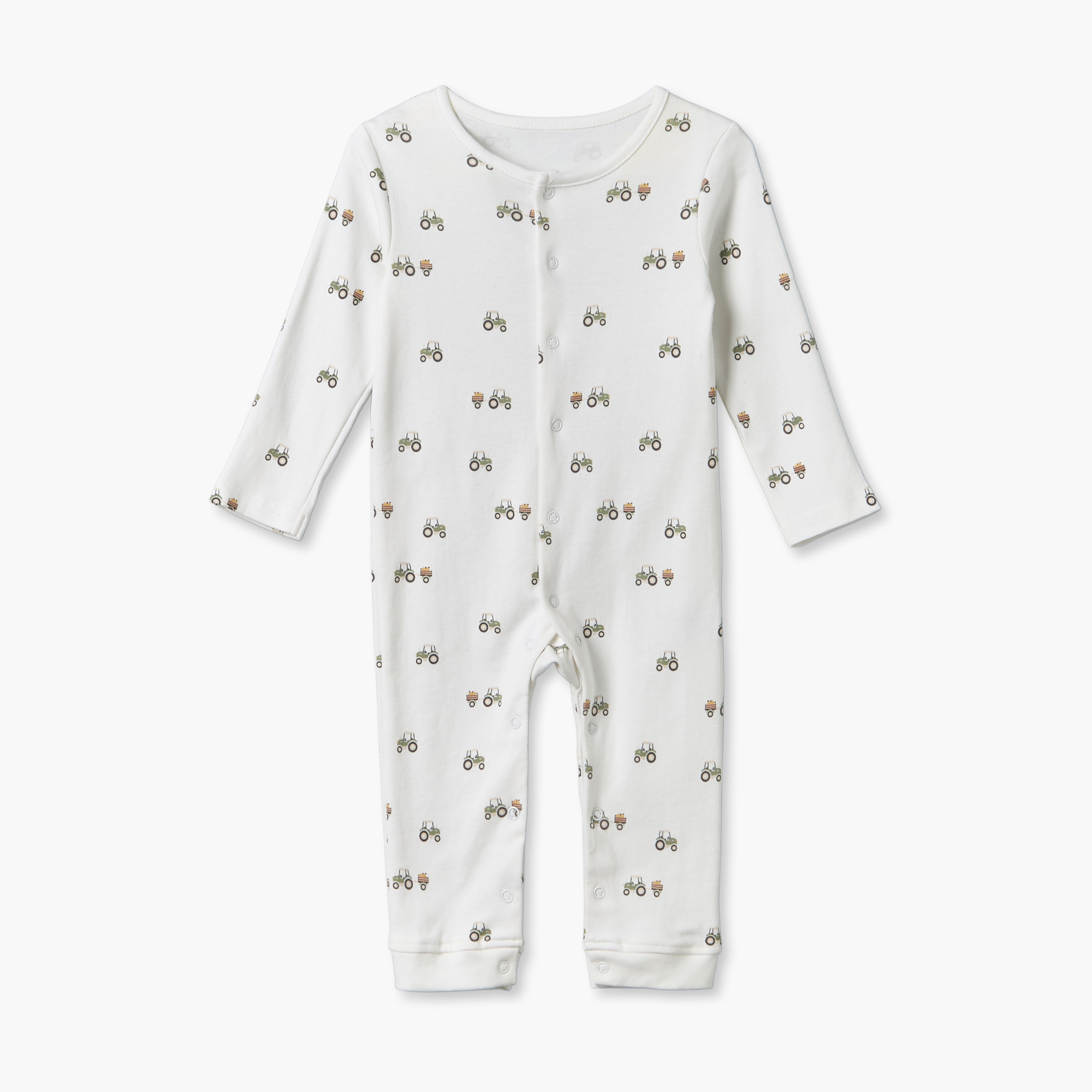 طقم من 3 - بدلة نوم قطن بياقة ضيقة وأكمام طويلة وطبعات من جونيورز-baby-boys-clothing-nightwear-sleepsuits-image-2