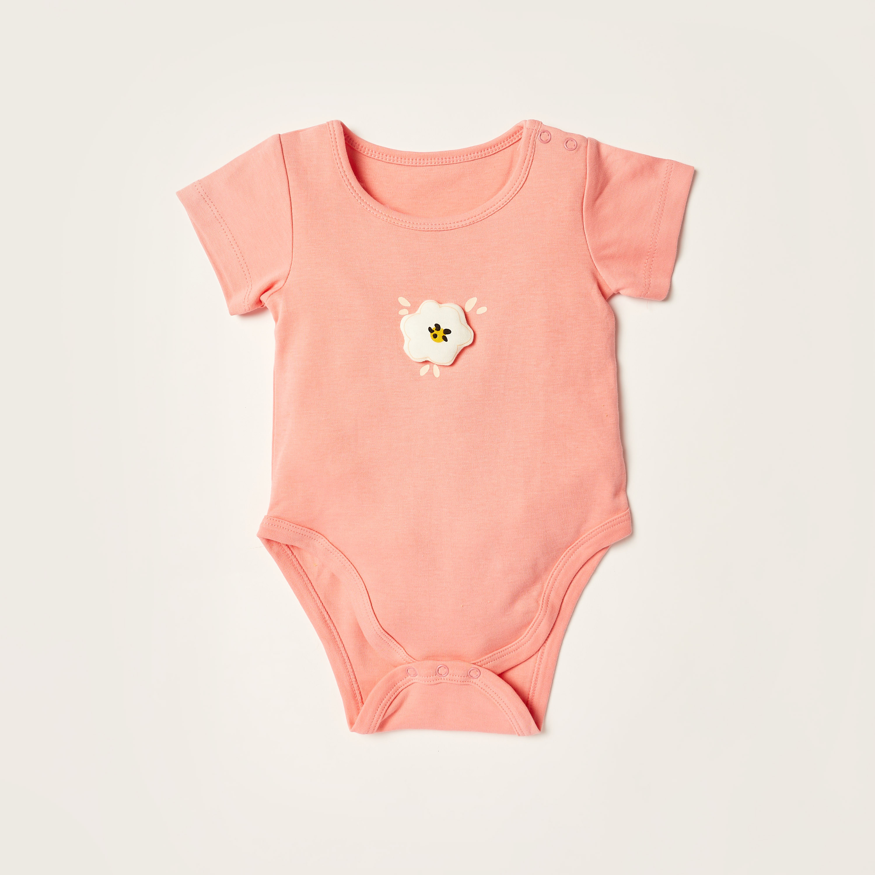 بودي سوت بأكمام قصيرة وطبعات أزهار من جونيورز- طقم من 5 قطع-baby-boys-clothing-multipacks-image-5