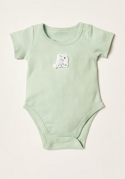 Juniors Assorted Bodysuit with Short Sleeves - Set of 5