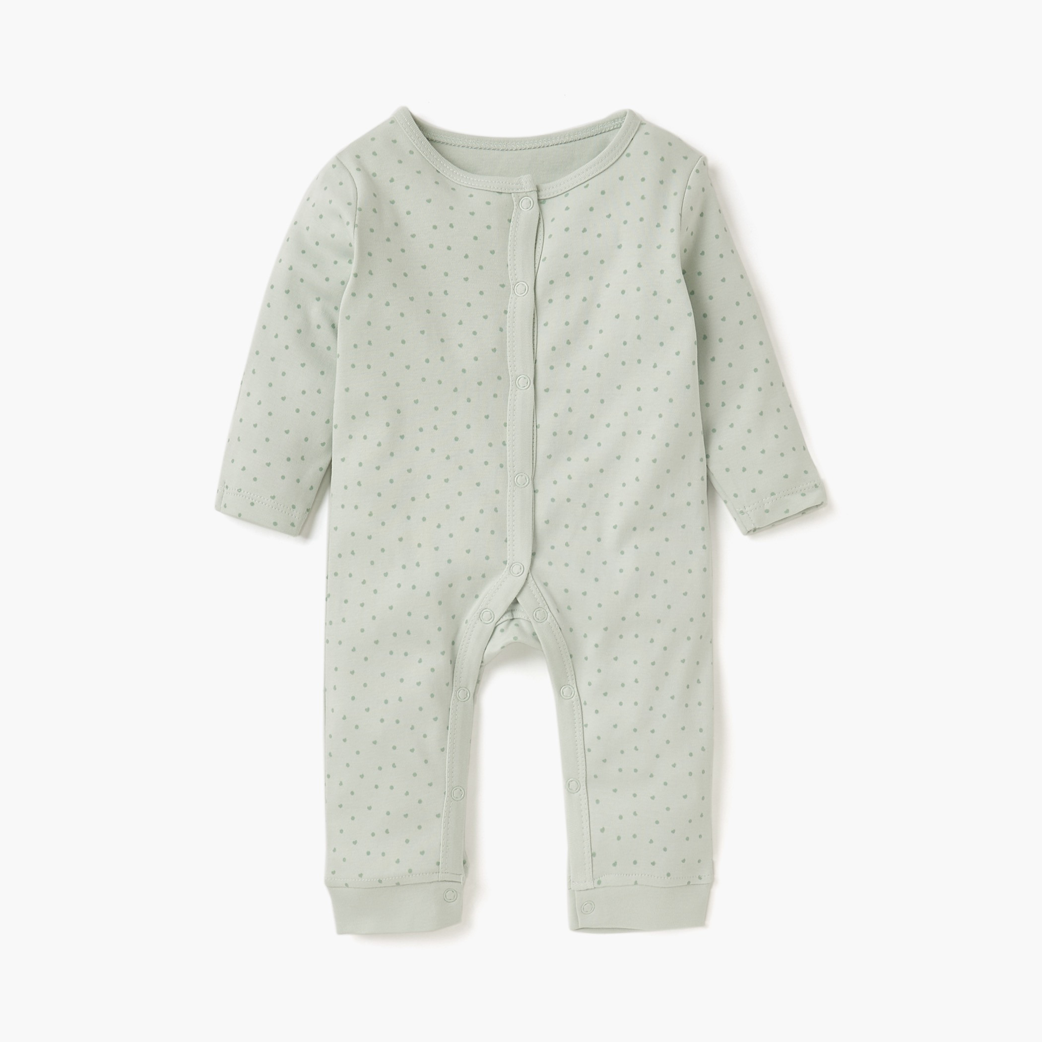 Juniors Assorted Sleepsuit with Long Sleeves and Button Closure - Set of 3-baby-girls-clothing-nightwear-sleepsuits-image-3