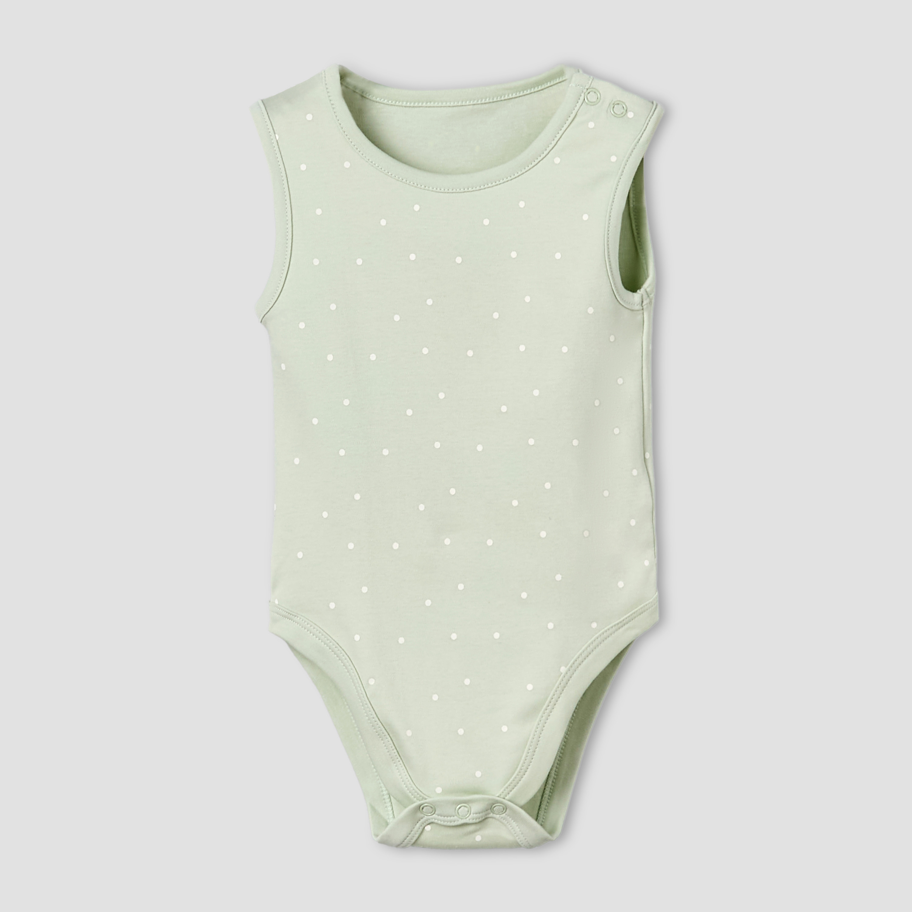 Pack of 5 Juniors Cotton Round Neck Sleeveless Bodysuit with Print-baby-girls-clothing-multipacks-image-3