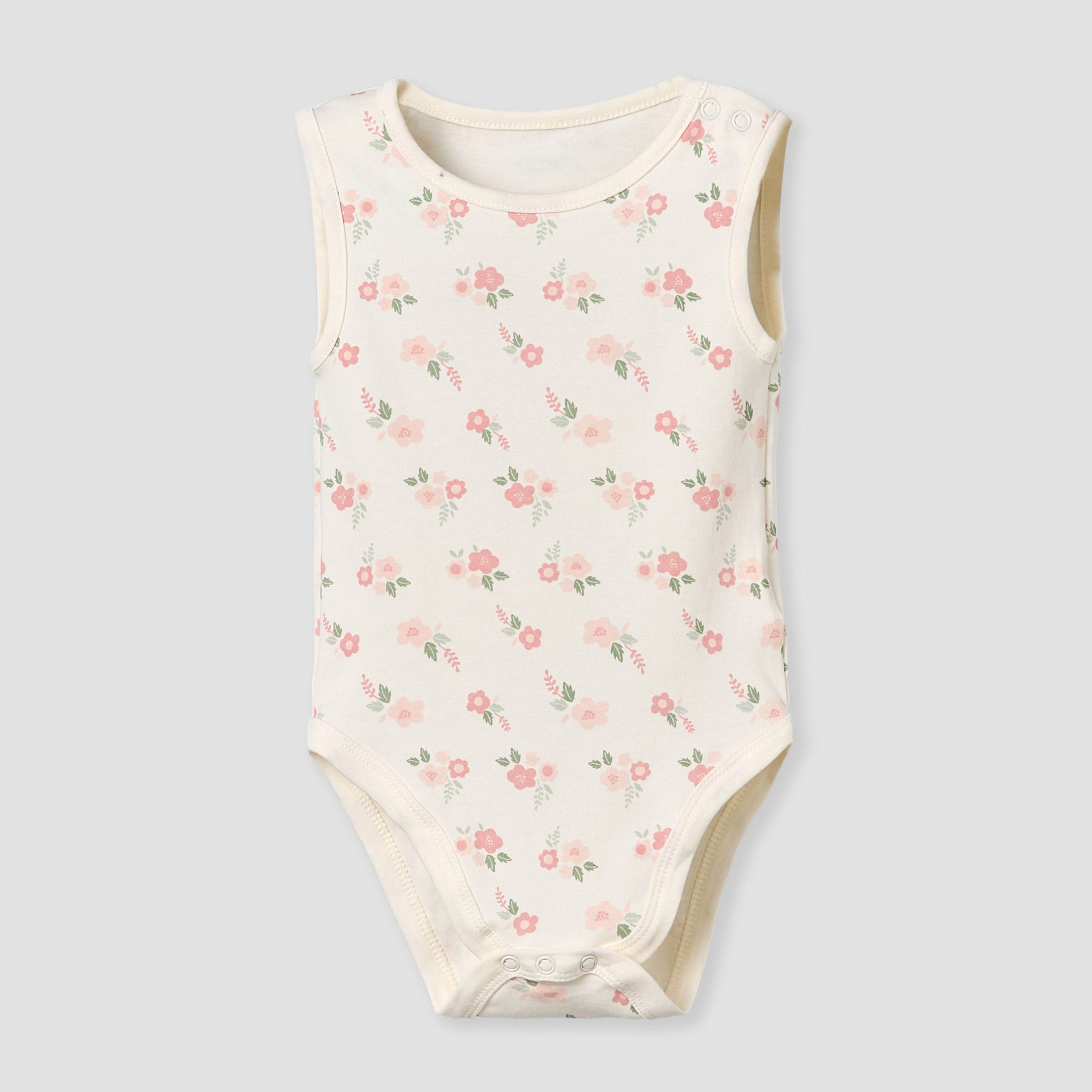 Pack of 5 Juniors Cotton Round Neck Sleeveless Bodysuit with Print-baby-girls-clothing-multipacks-image-5