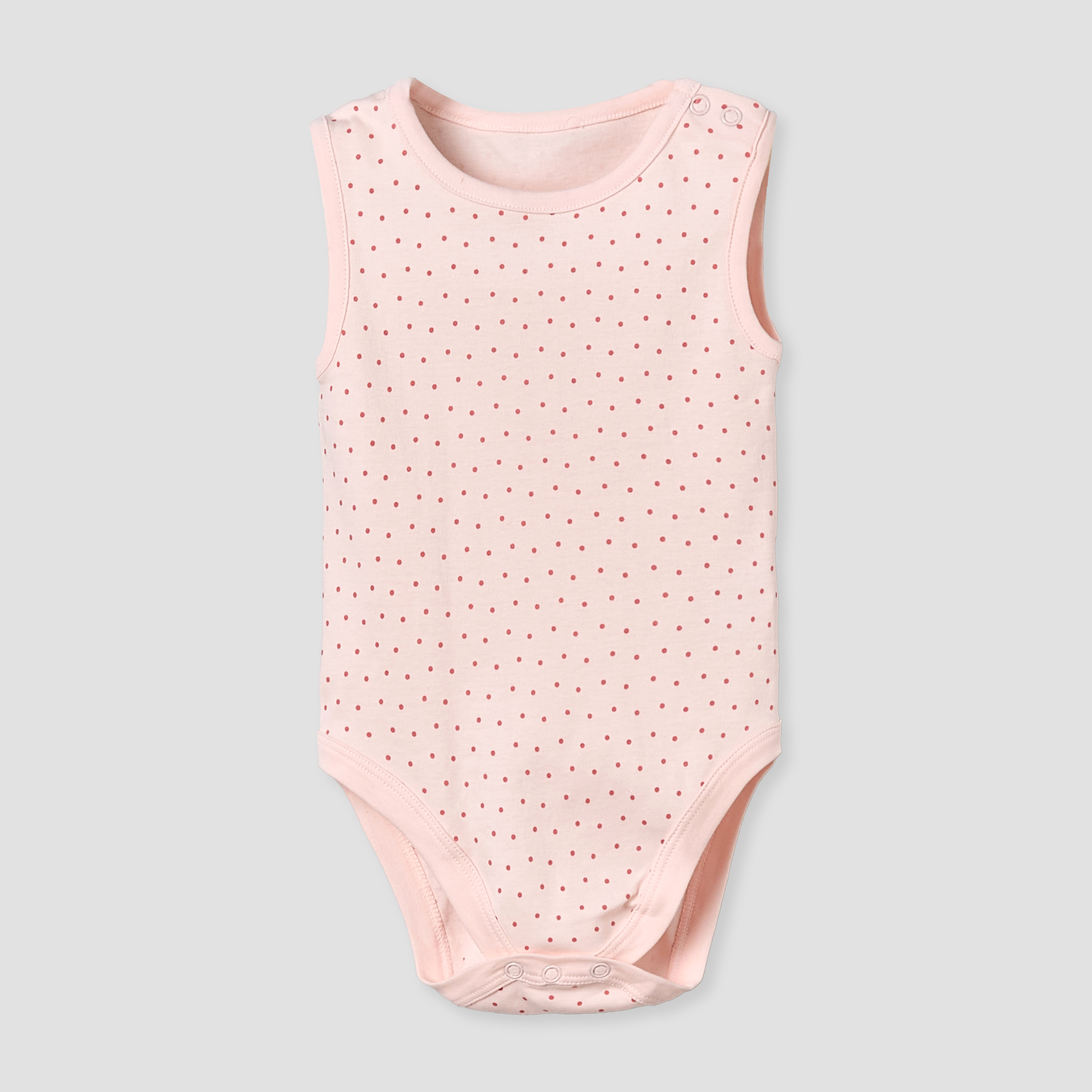 Pack of 5 Juniors Cotton Round Neck Sleeveless Bodysuit with Print-baby-girls-clothing-multipacks-image-6