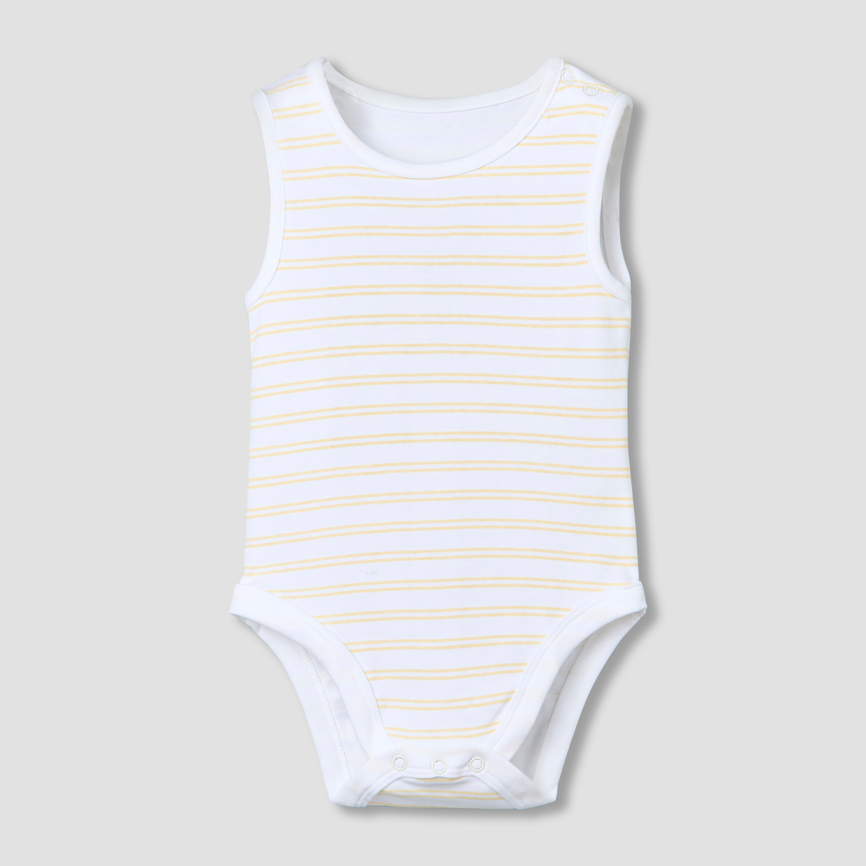 Pack of 5 Juniors Crew Neck Sleeveless Bodysuit with Print-baby-boys-clothing-bodysuits-image-6