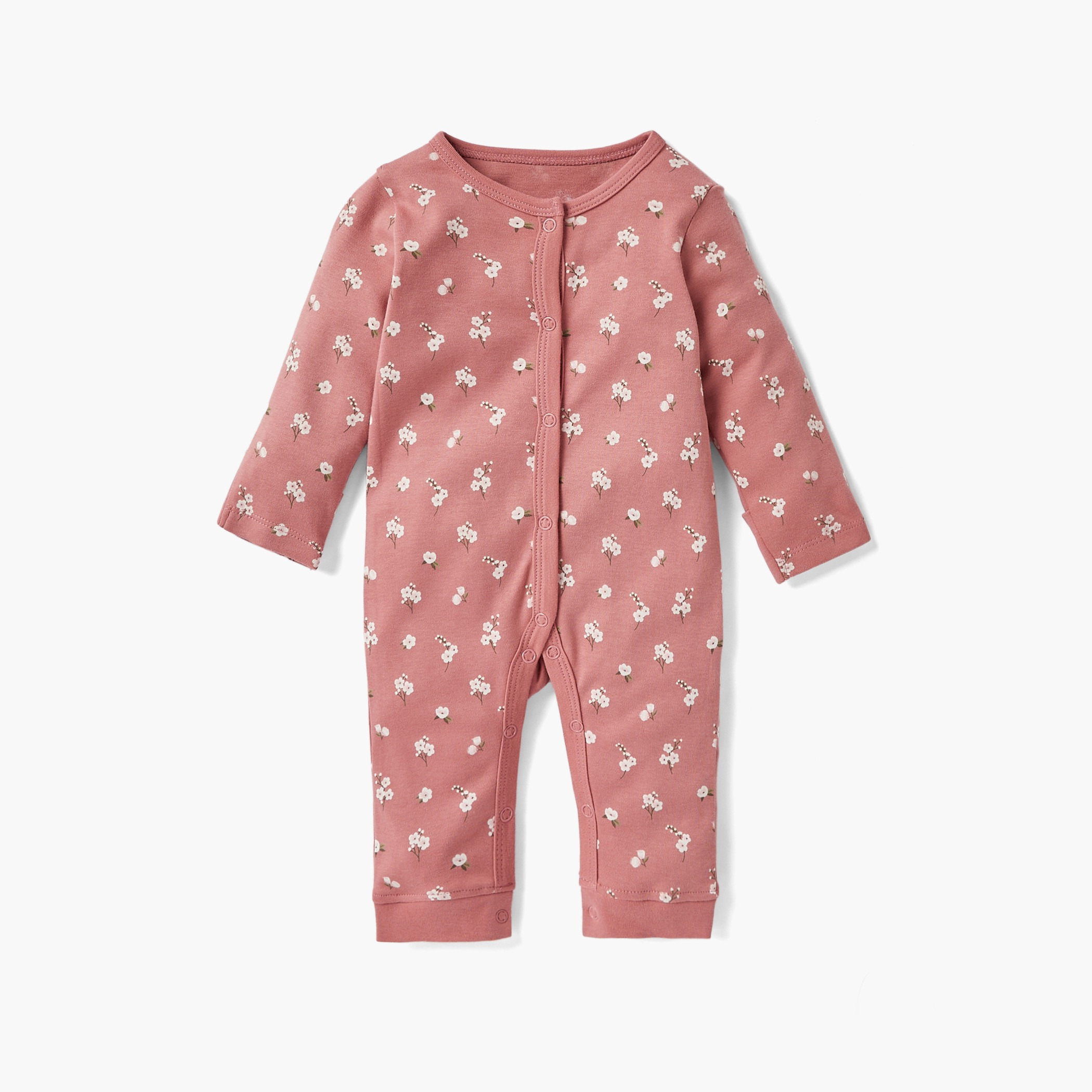 Juniors Printed Sleepsuit with Long Sleeves and Button Closure - Set of 3-baby-girls-clothing-nightwear-sleepsuits-image-3