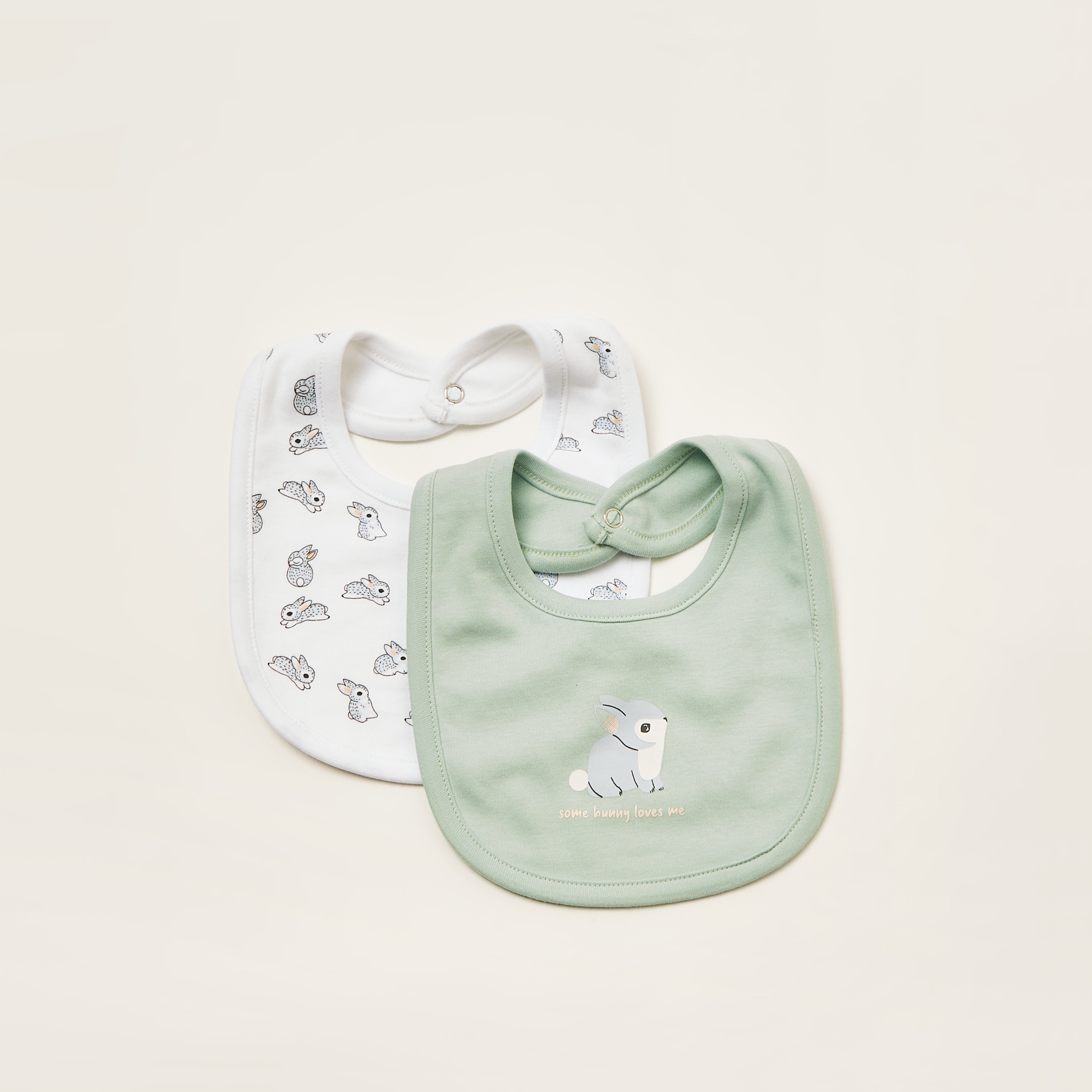 Juniors Printed Bib - Set of 2-baby-feeding-bibs-image-1