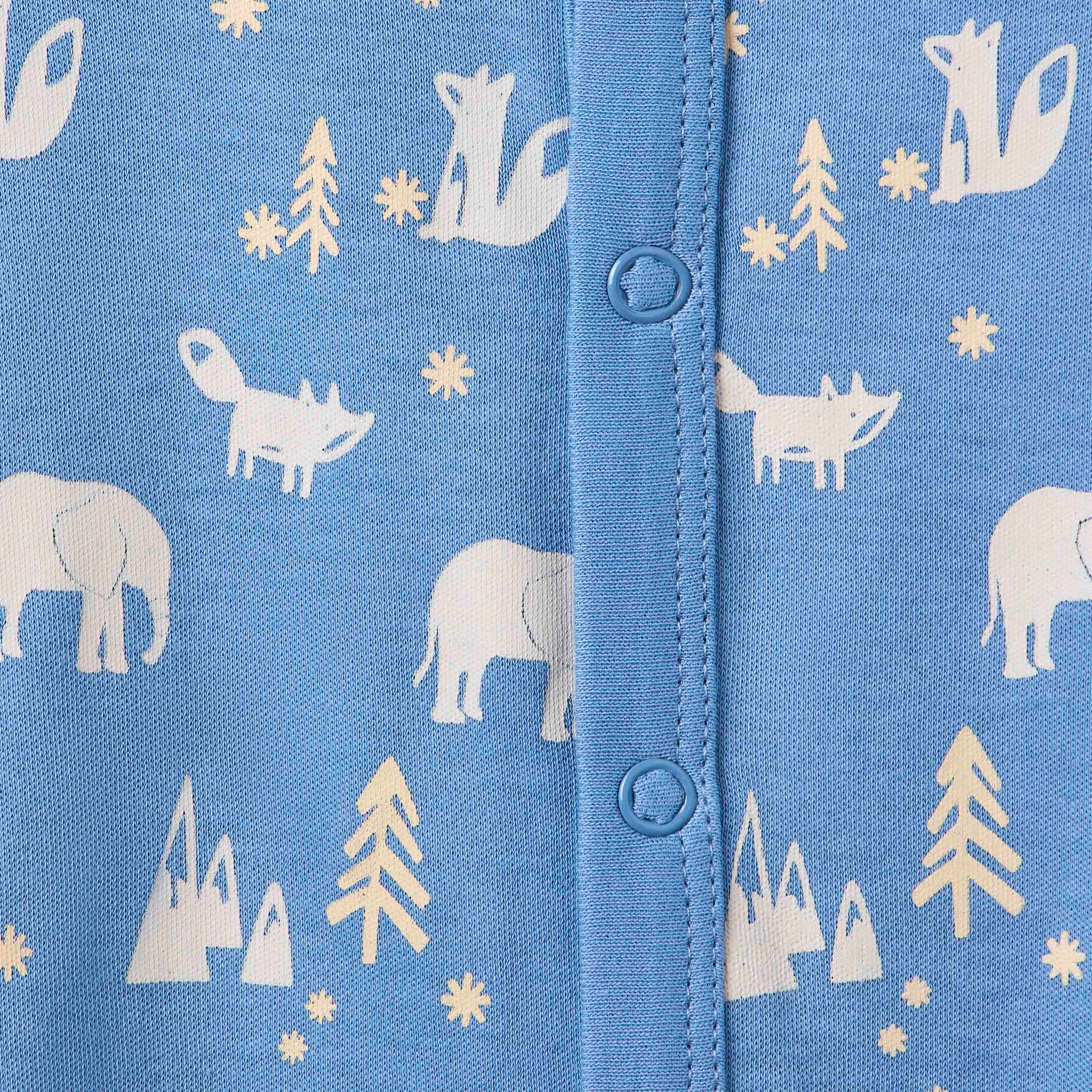 Juniors Assorted Sleepsuit with Long Sleeves and Button Closure - Set of 3-baby-boys-clothing-nightwear-sleepsuits-image-5
