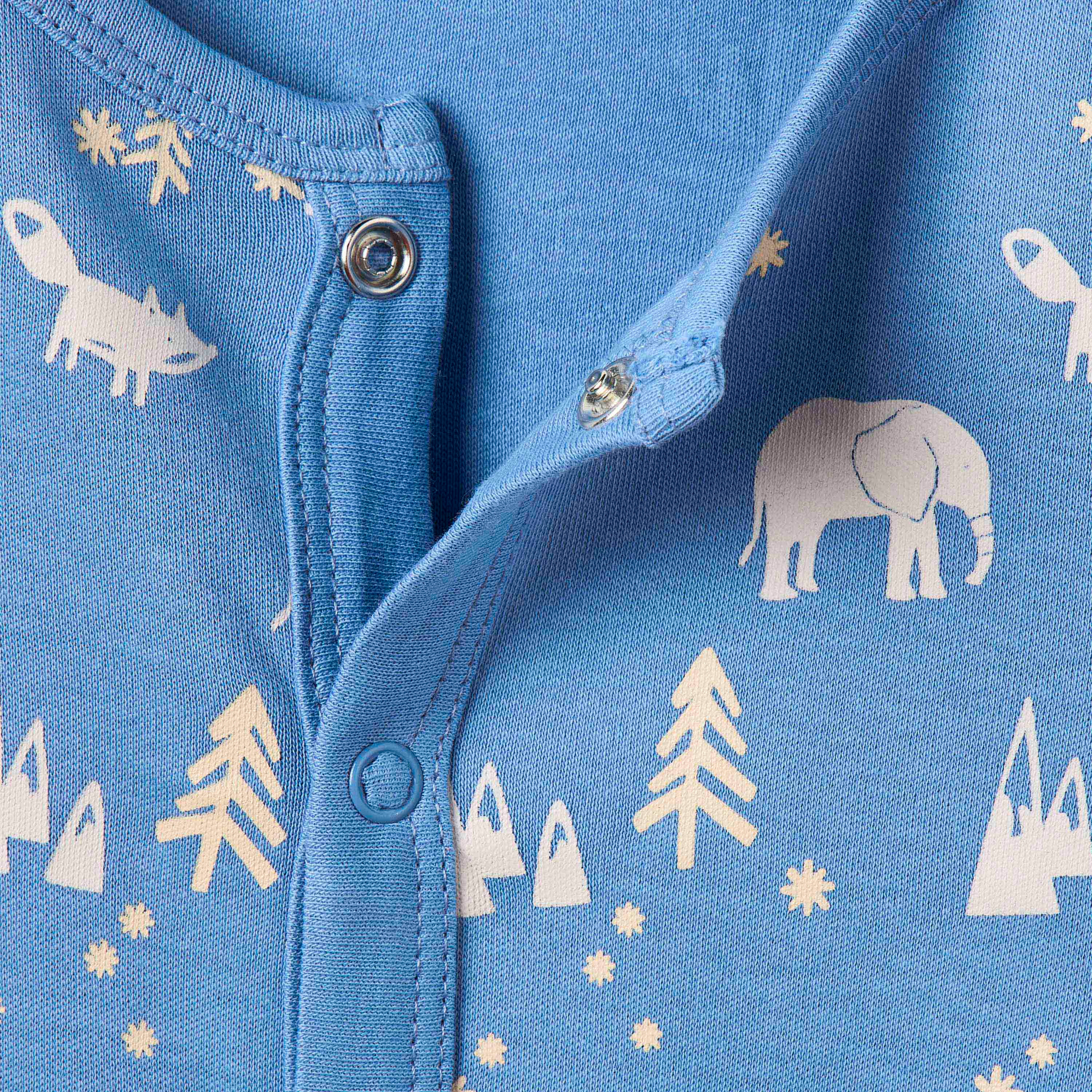Juniors Assorted Sleepsuit with Long Sleeves and Button Closure - Set of 3-baby-boys-clothing-nightwear-sleepsuits-image-6