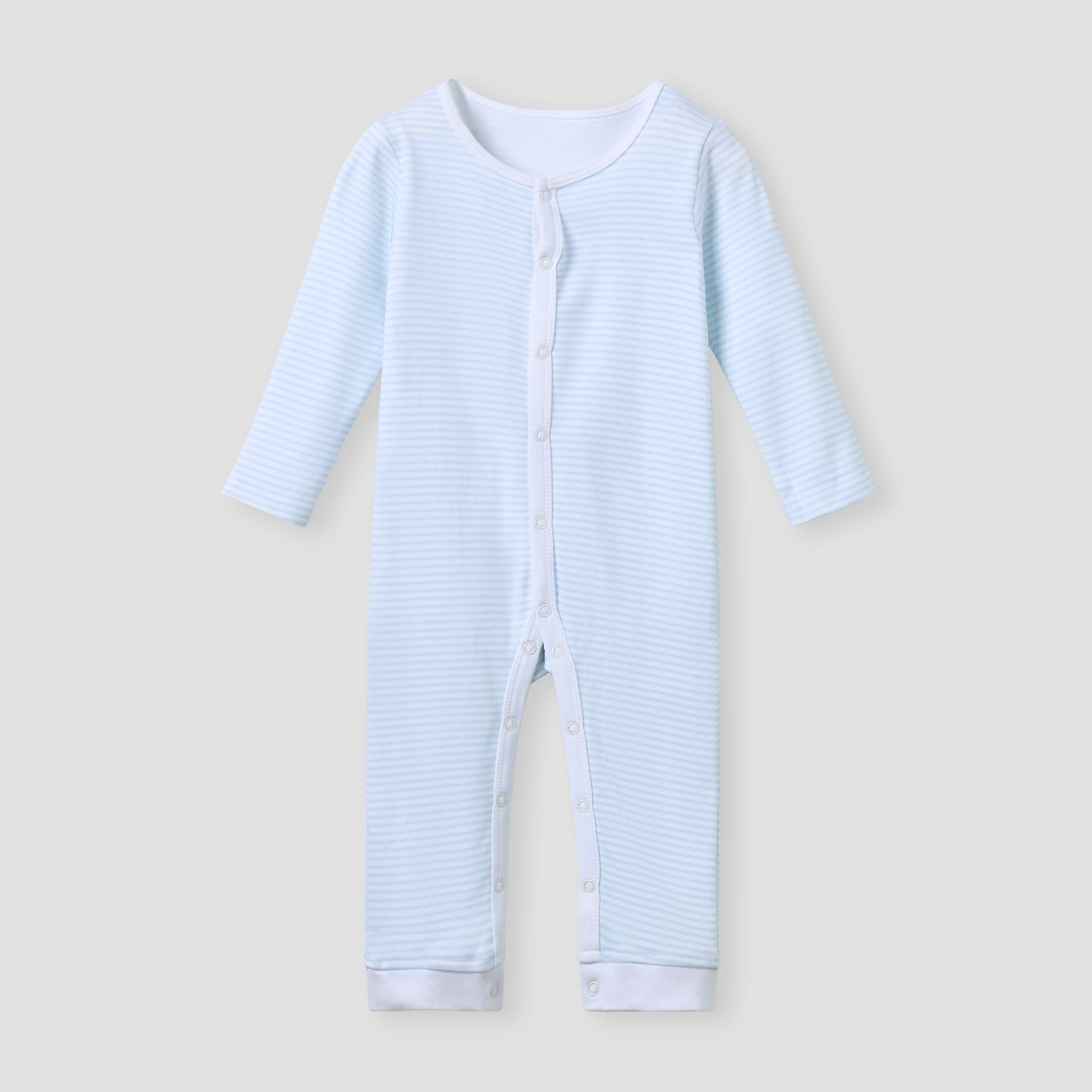 Juniors Assorted Sleepsuit with Long Sleeves and Button Closure - Set of 3-baby-boys-clothing-nightwear-sleepsuits-image-2