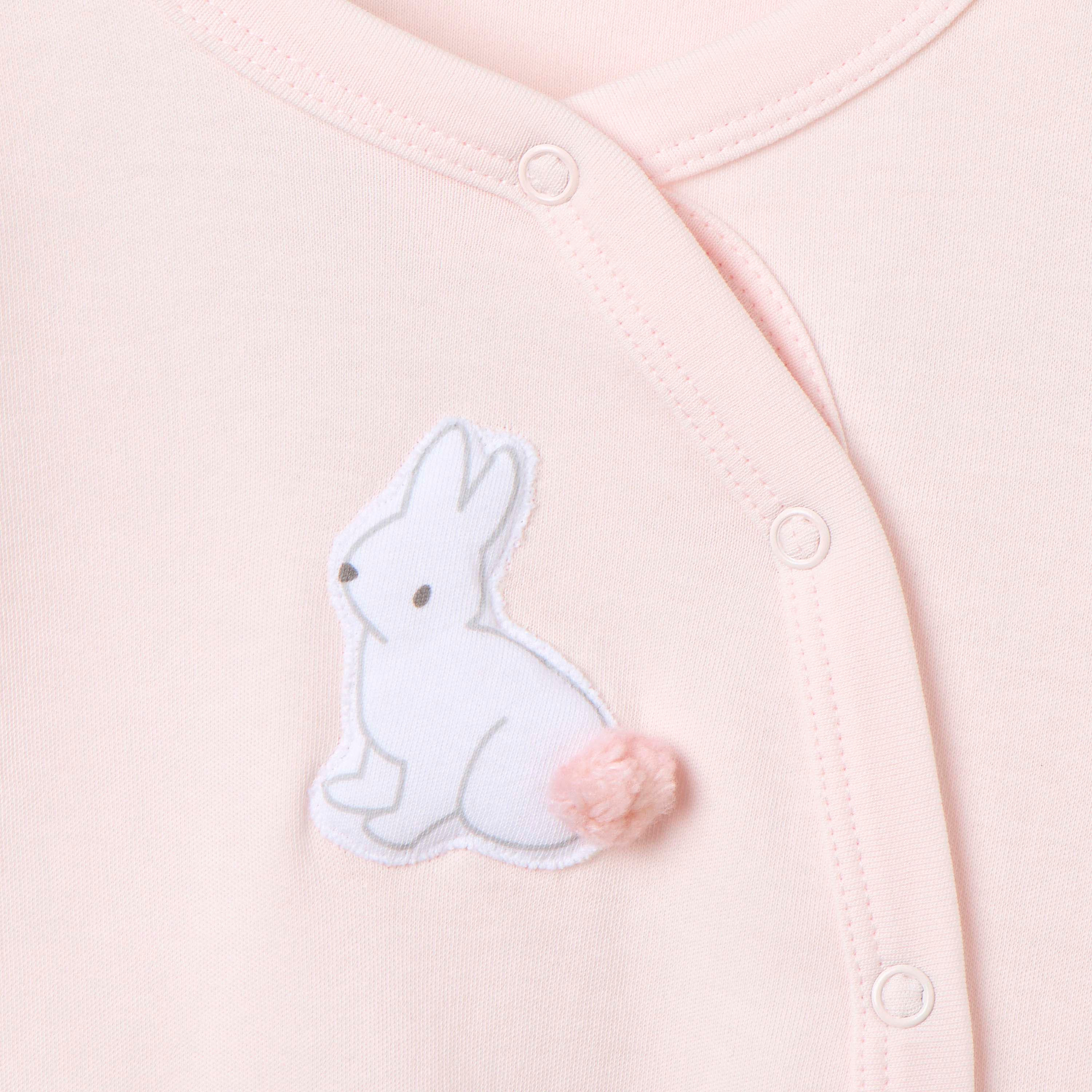 Juniors Assorted Sleepsuit with Long Sleeves and Button Closure - Set of 3-baby-girls-clothing-nightwear-sleepsuits-image-5