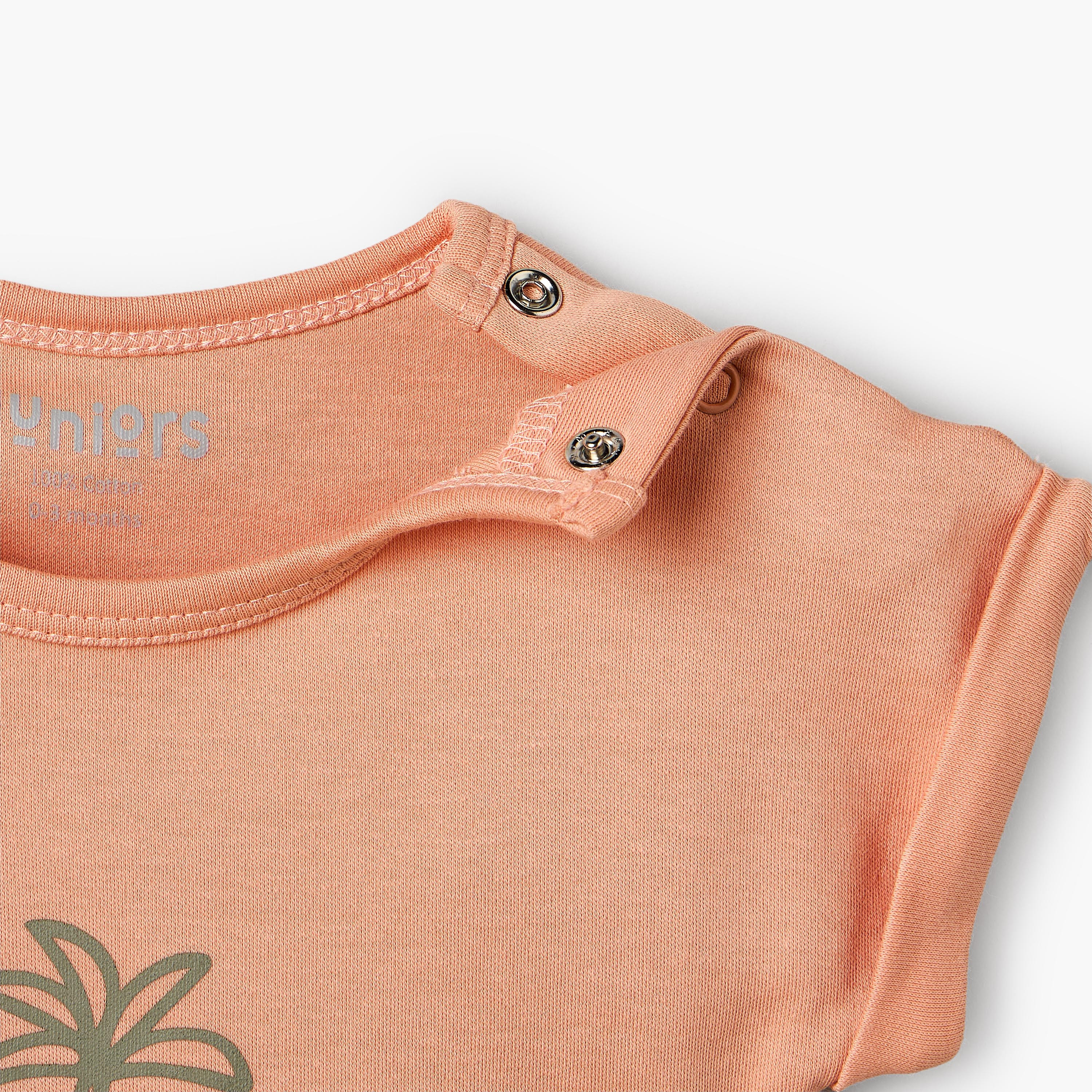 طقم أفرول بياقة مستديرة وأكمام قصيرة وأزرار إغلاق كباسة 3 قطع من جونيورز-baby-boys-clothing-rompers-image-9