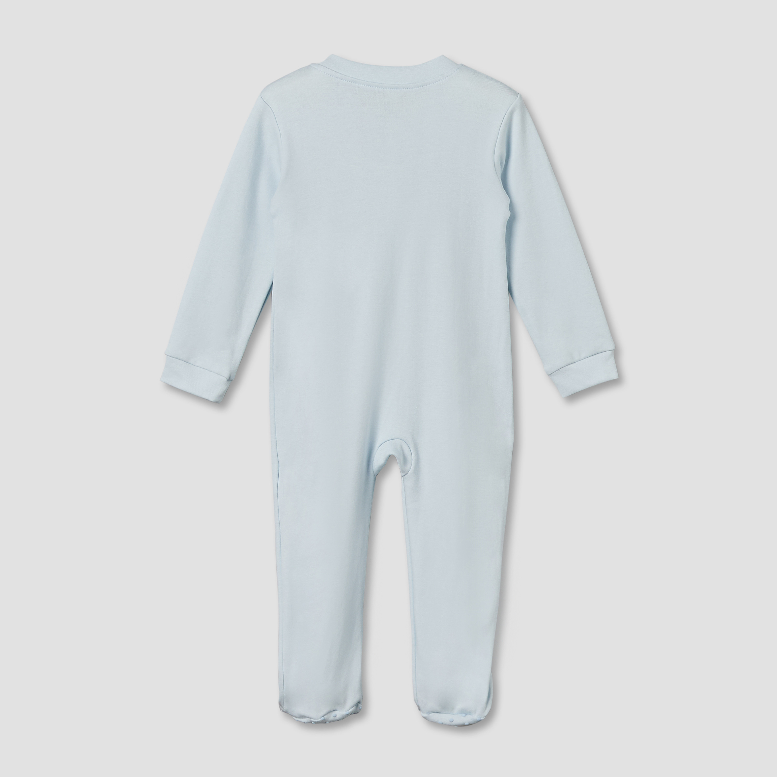 Pack of 3 Disney Cotton Mandarin Collar Long Sleeve Sleepsuit with Mickey Mouse Print-baby-boys-clothing-nightwear-sleepsuits-image-6