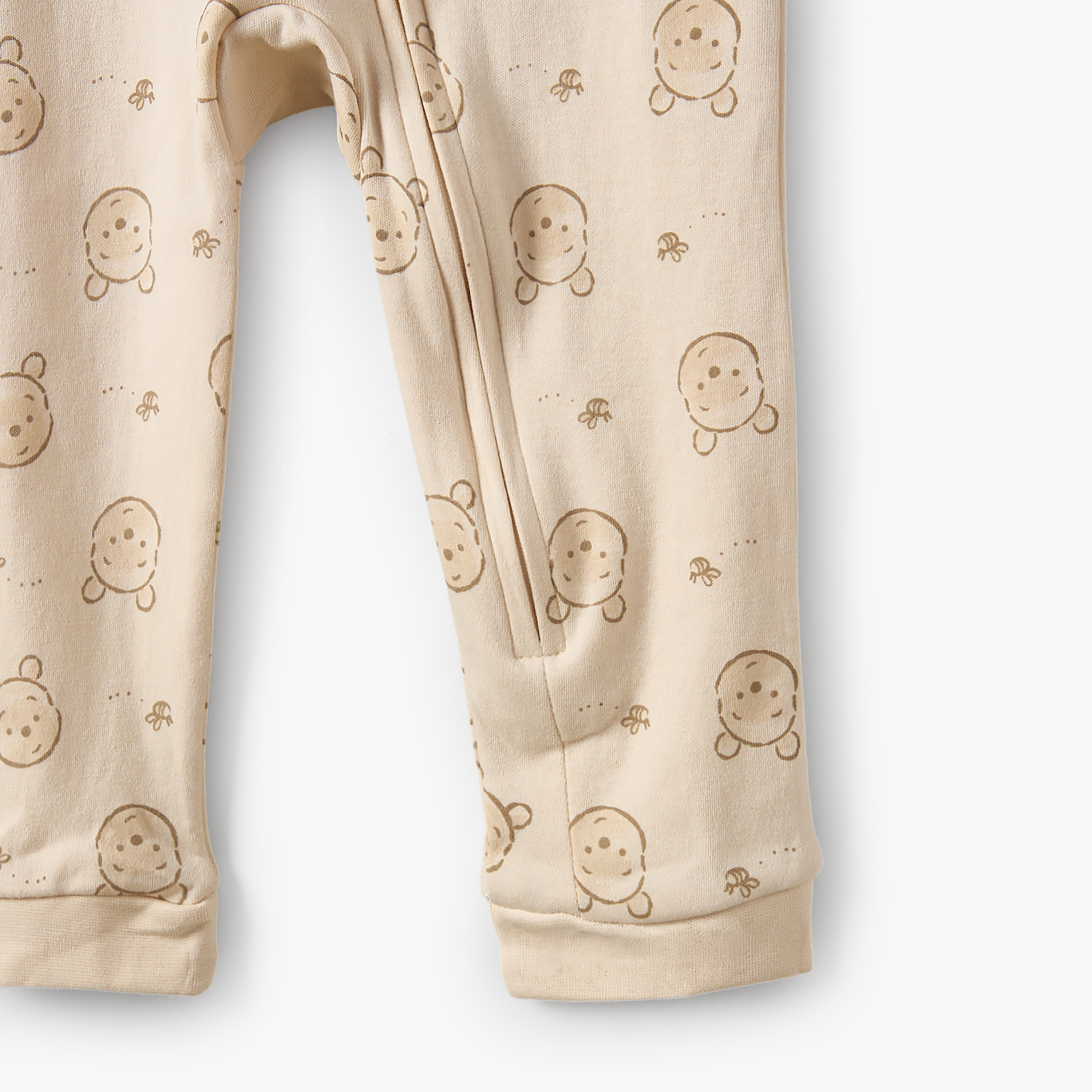 Pack of 3 Disney Cotton Mandarin Collar Long Sleeves Sleepsuit with Winnie the Pooh Print-baby-boys-clothing-nightwear-sleepsuits-image-8