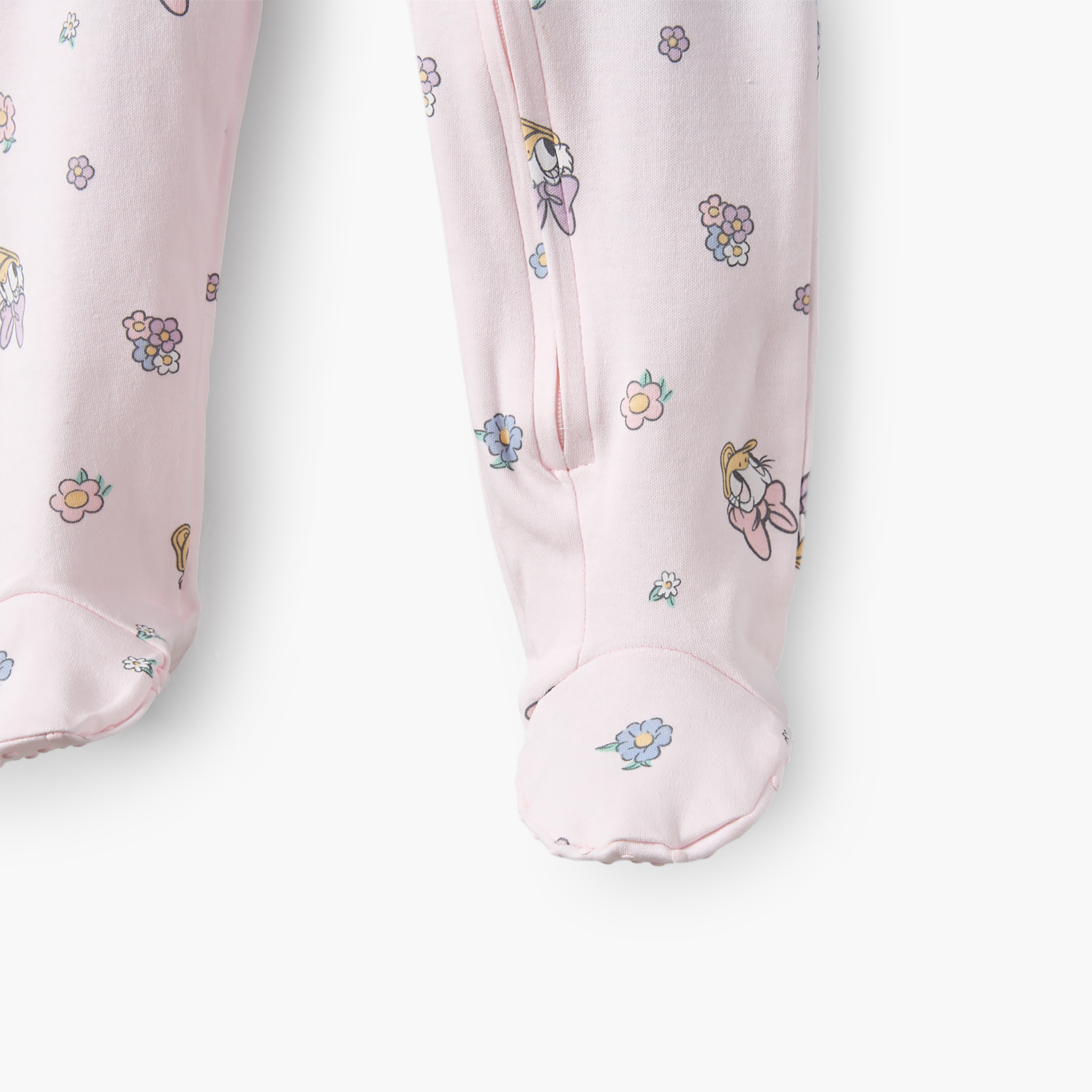 Pack of 3 Disney Cotton Mandarin Collar Long Sleeve Sleepsuit with Daisy Duck Print-baby-girls-clothing-nightwear-sleepsuits-image-8