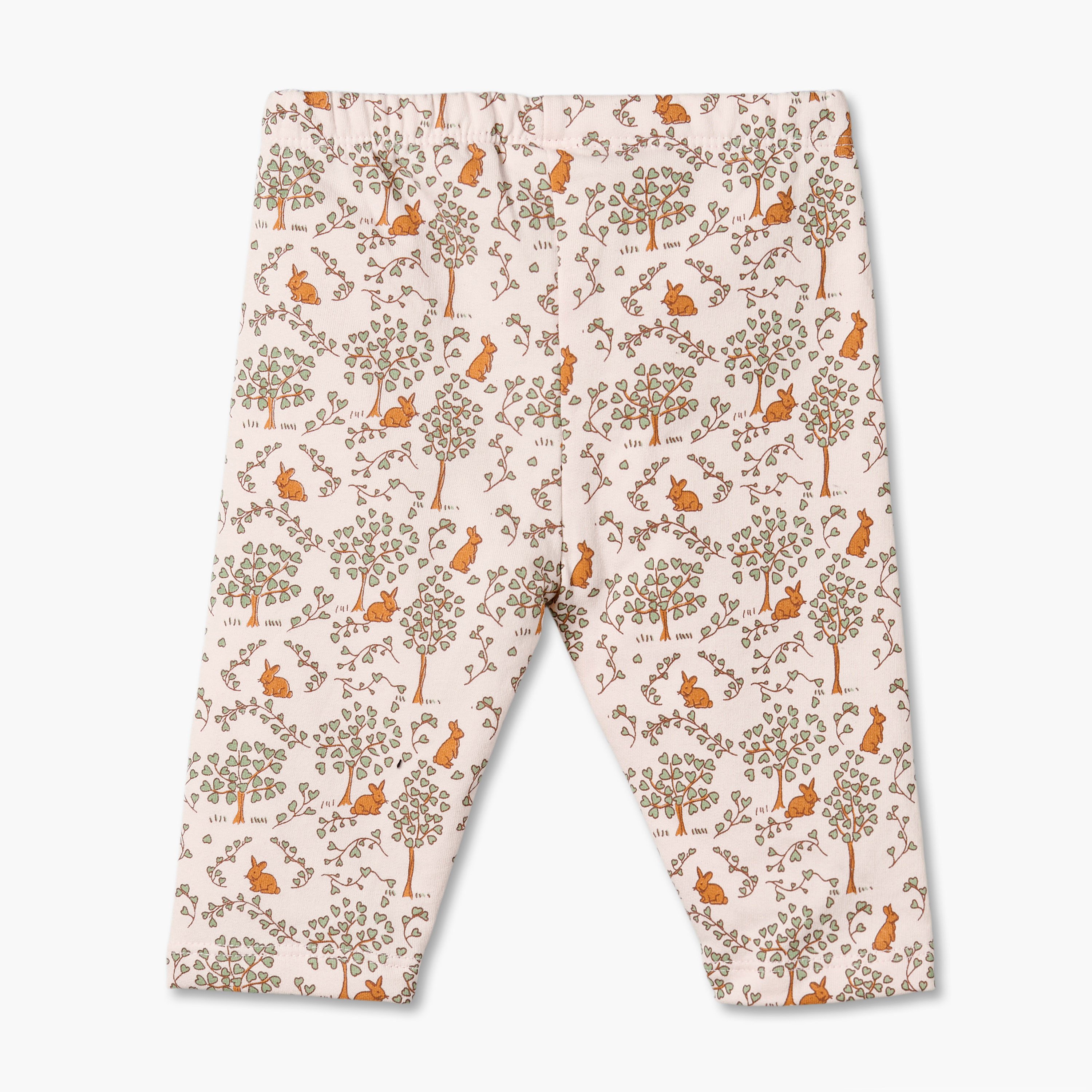 Juniors Cotton Round Neck Long Sleeves Pyjama Set with Rabbit Print-baby-girls-clothing-nightwear-pyjamasets-image-5