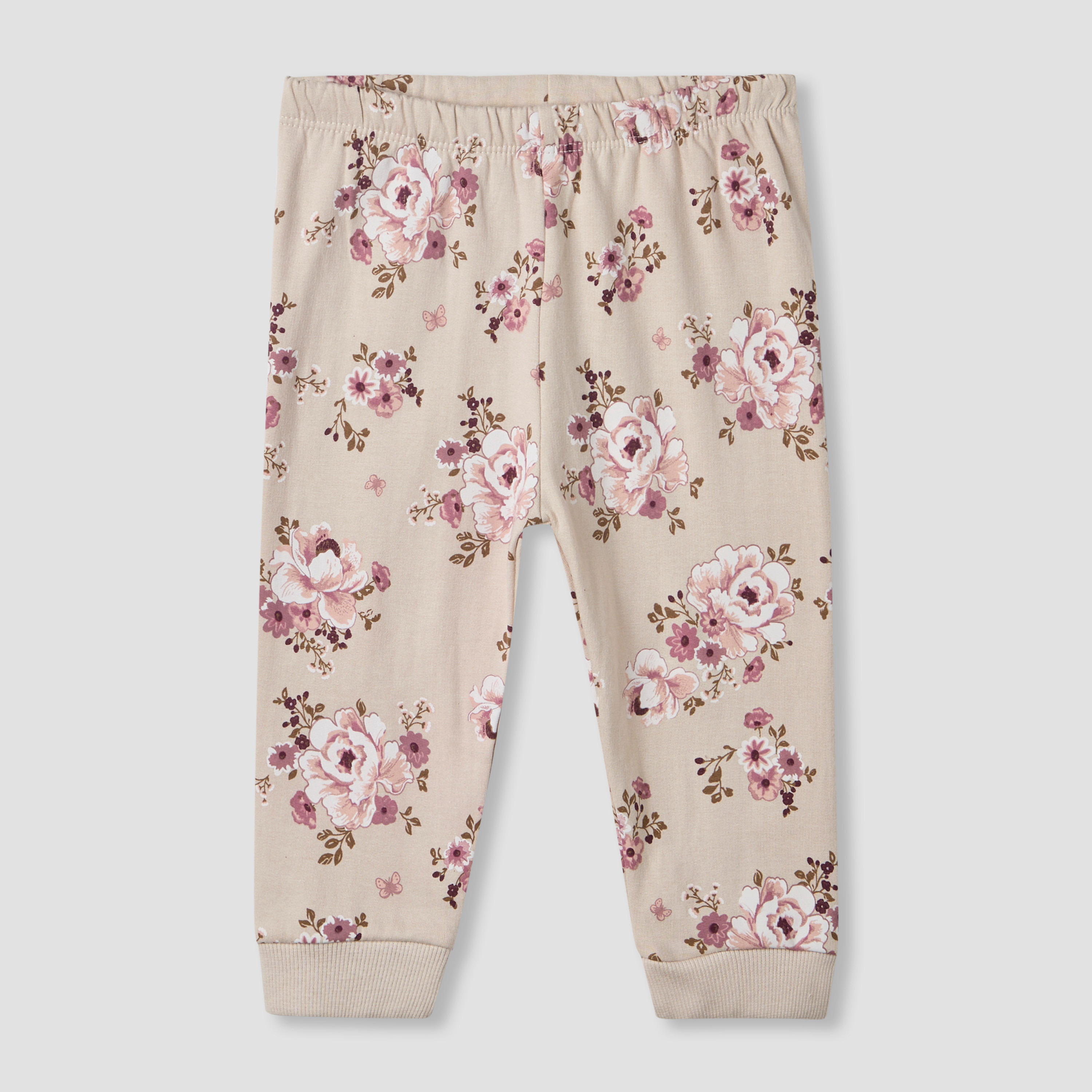 Juniors Pyjama Set with Floral Print - Cotton - Long Sleeves - Round Neck-baby-girls-clothing-nightwear-pyjamasets-image-3