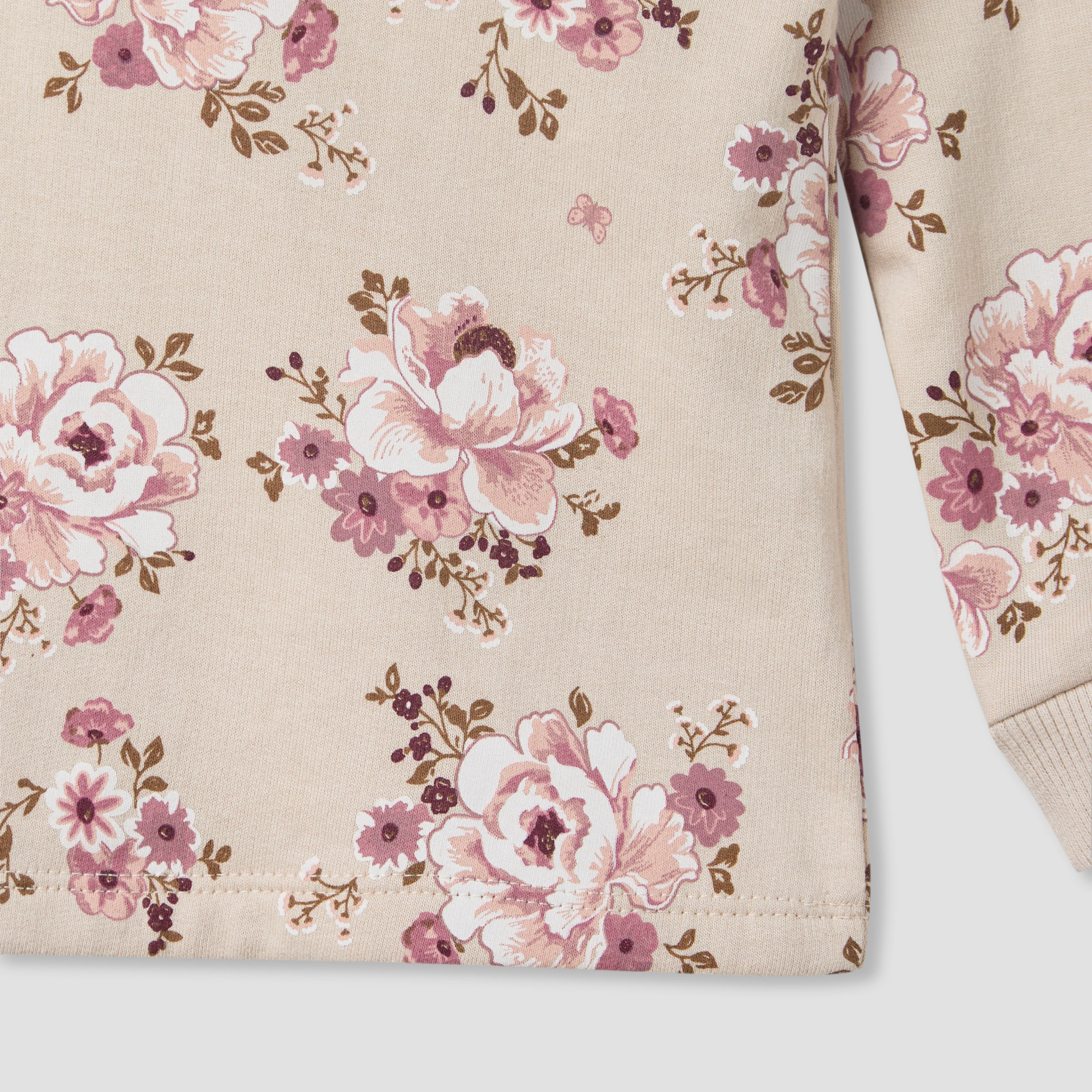 Juniors Pyjama Set with Floral Print - Cotton - Long Sleeves - Round Neck-baby-girls-clothing-nightwear-pyjamasets-image-5