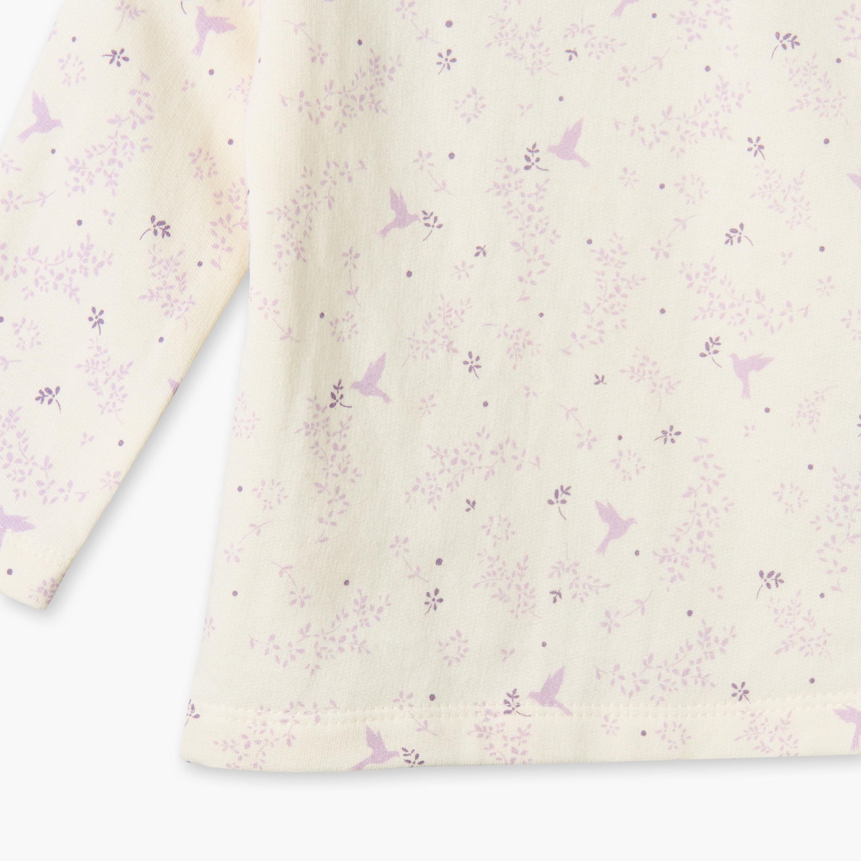 Juniors Cotton Round Neck Long Sleeves Pyjama Set with Floral Print-baby-girls-clothing-nightwear-pyjamasets-image-7