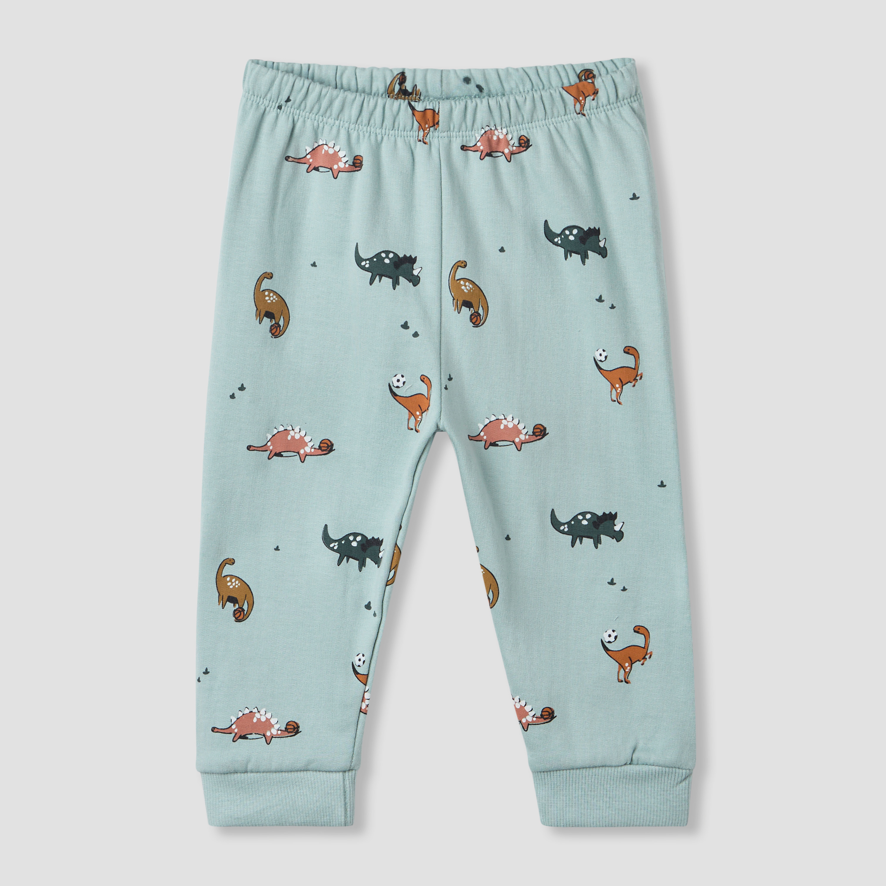 Juniors Pyjama Set with Dinosaur Print - Cotton - Long Sleeves - Round Neck-baby-boys-clothing-nightwear-pyjamasets-image-3