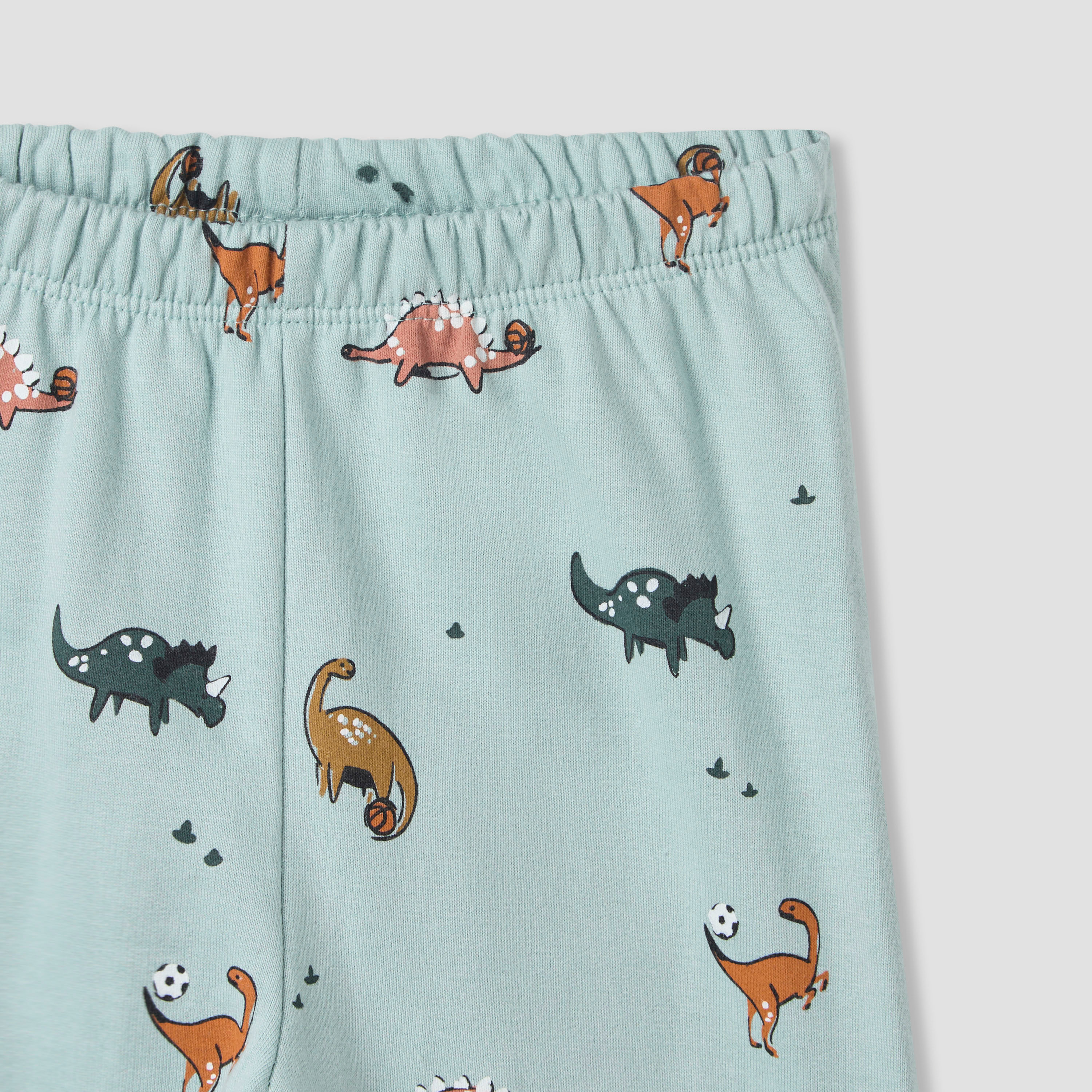 Juniors Pyjama Set with Dinosaur Print - Cotton - Long Sleeves - Round Neck-baby-boys-clothing-nightwear-pyjamasets-image-6