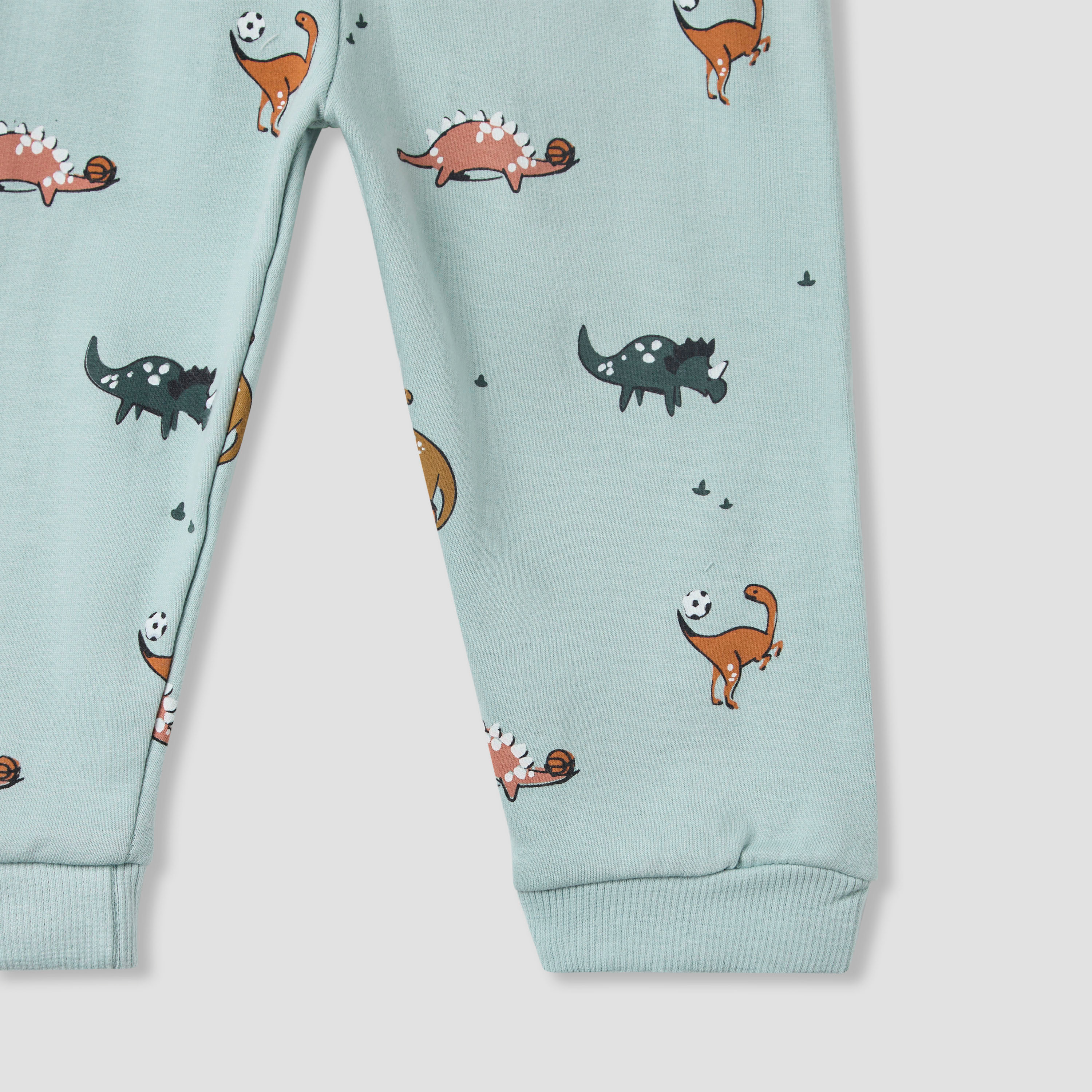 Juniors Pyjama Set with Dinosaur Print - Cotton - Long Sleeves - Round Neck-baby-boys-clothing-nightwear-pyjamasets-image-7
