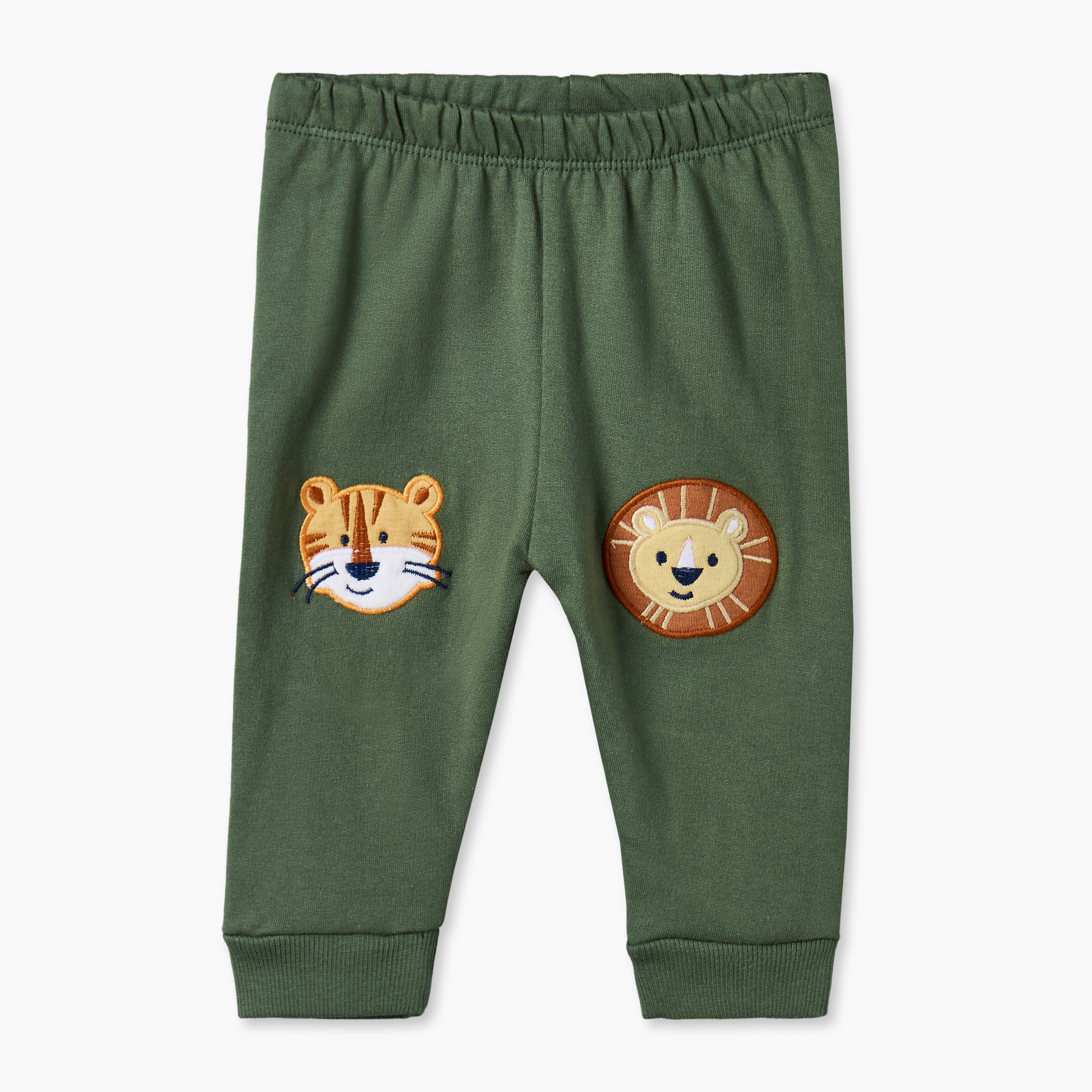 طقم بيجاما قطن بياقة ضيقة وأكمام طويلة وتطريزات من جونيورز-baby-girls-clothing-nightwear-pyjamasets-image-3