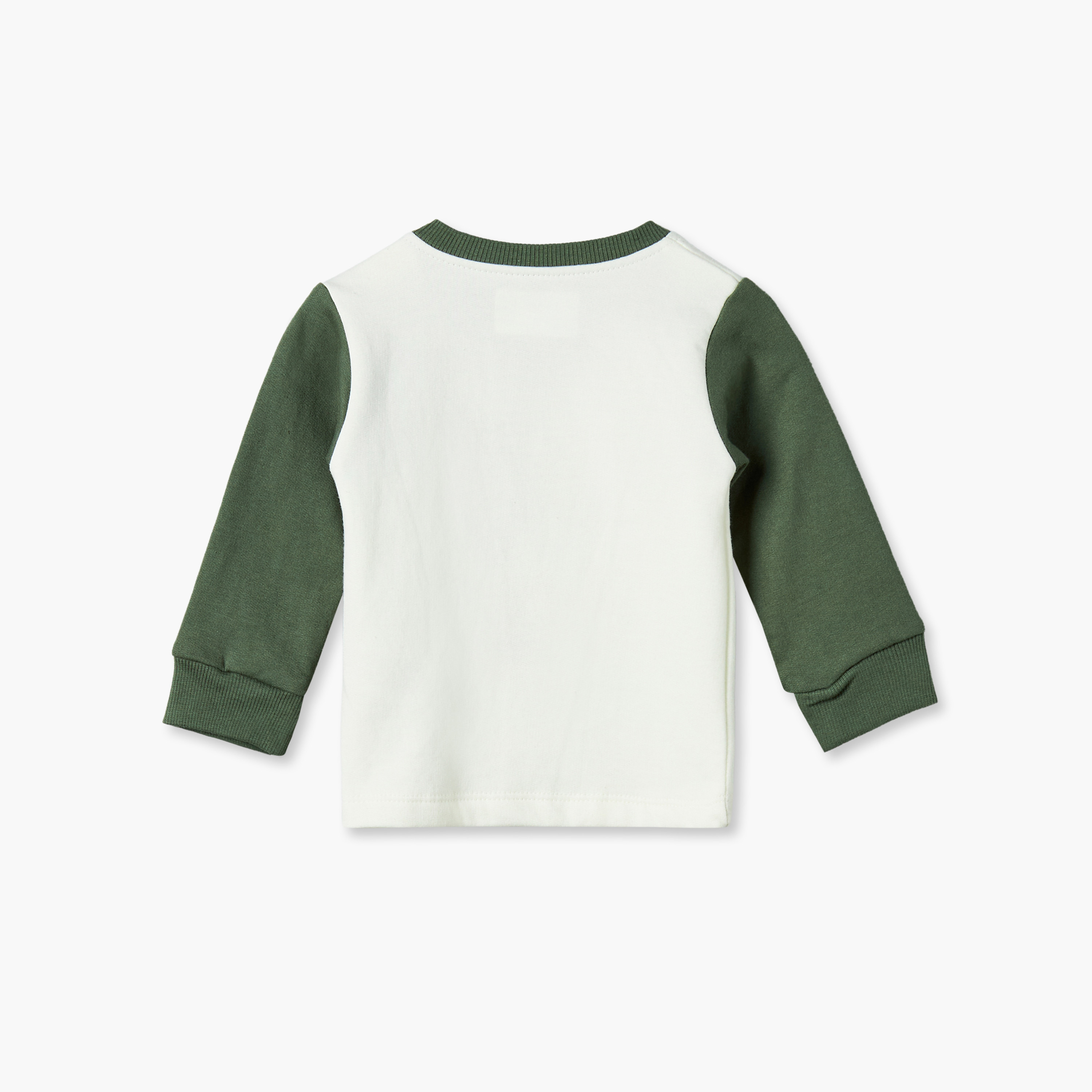 طقم بيجاما قطن بياقة ضيقة وأكمام طويلة وتطريزات من جونيورز-baby-girls-clothing-nightwear-pyjamasets-image-4