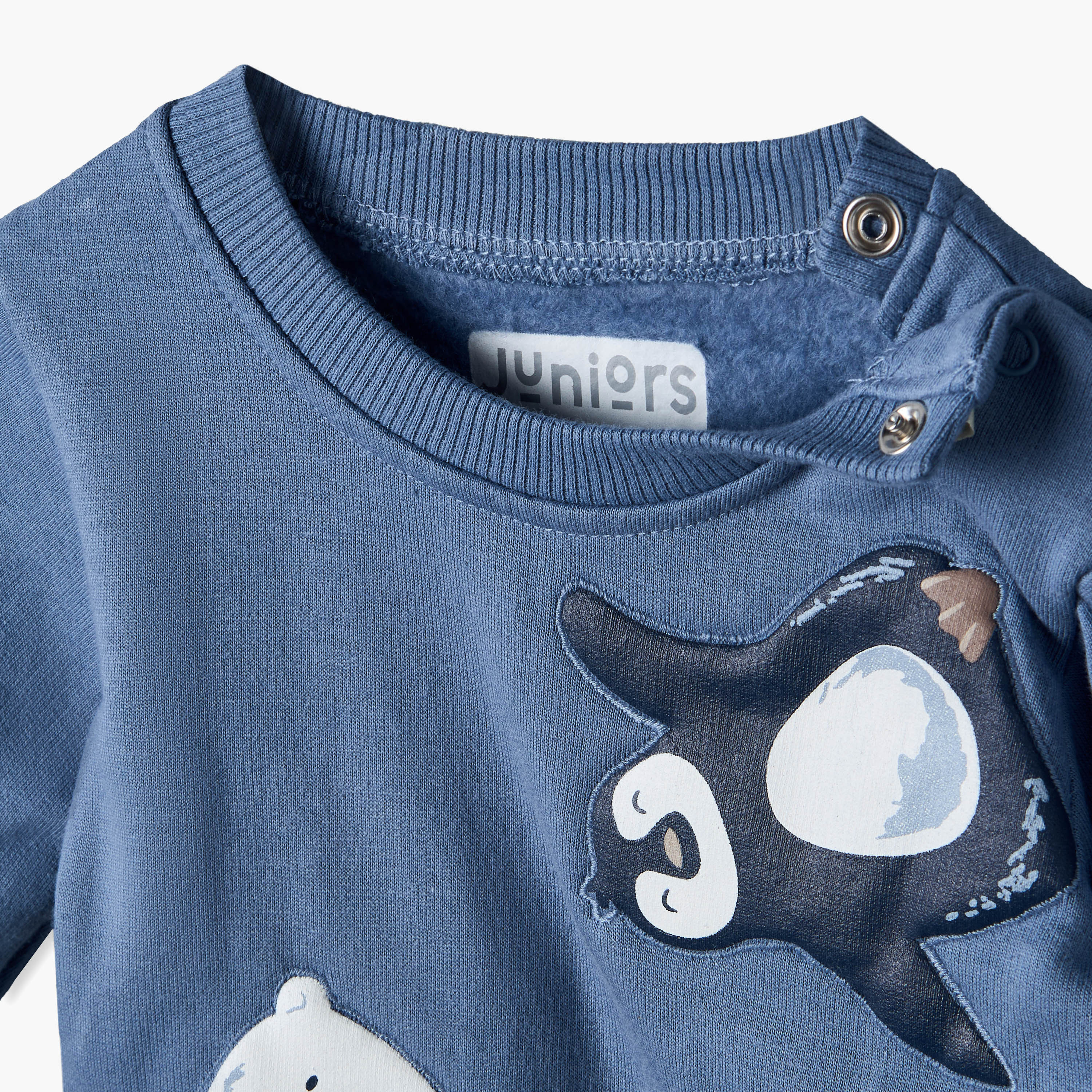 طقم بيجاما قطن بياقة ضيقة وأكمام طويلة وطبعات من جونيورز-baby-girls-clothing-nightwear-pyjamasets-image-6