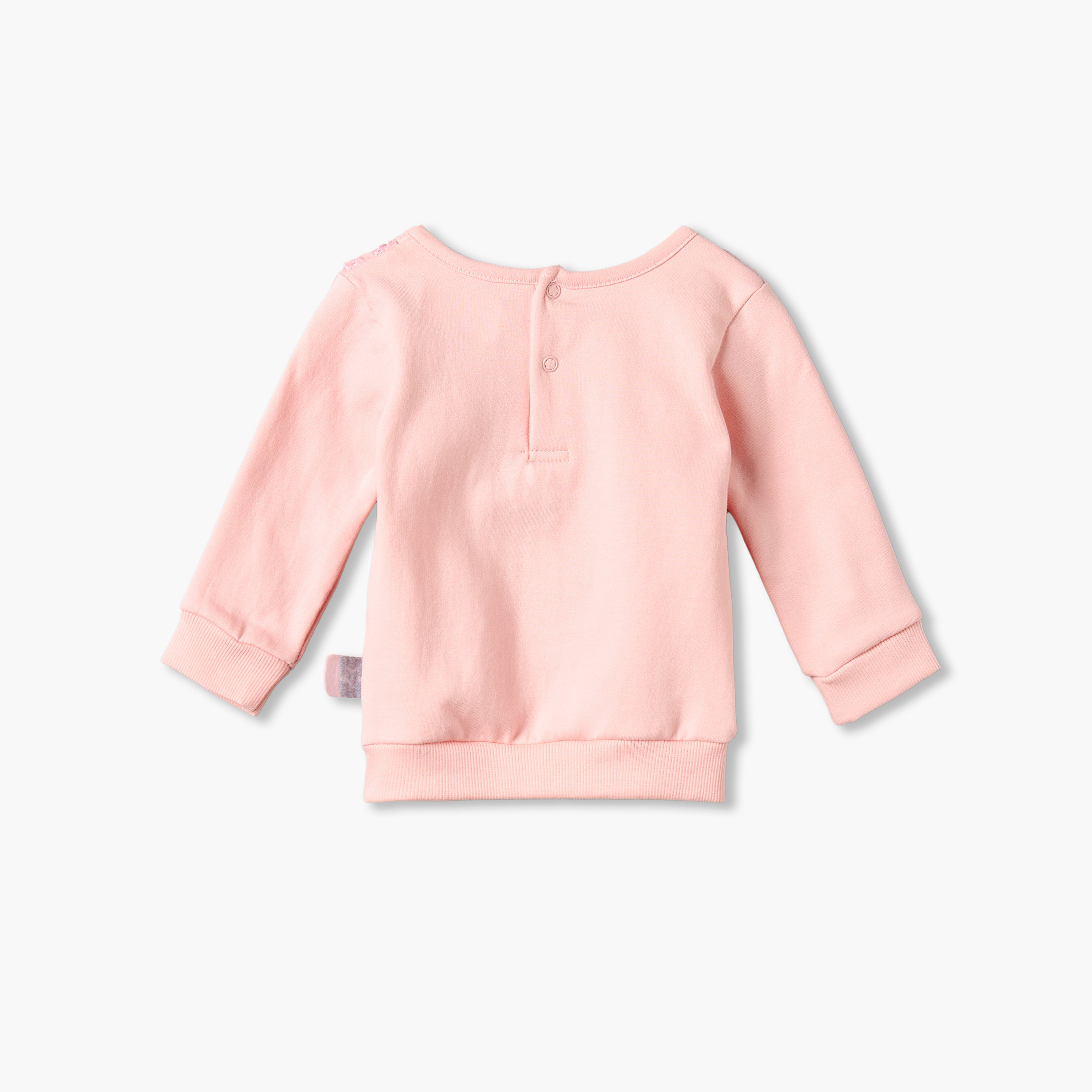 طقم بيجاما قطني بياقة مستديرة وأكمام طويلة بكباسين إغلاق من جونيورز-baby-boys-clothing-nightwear-pyjamasets-image-3