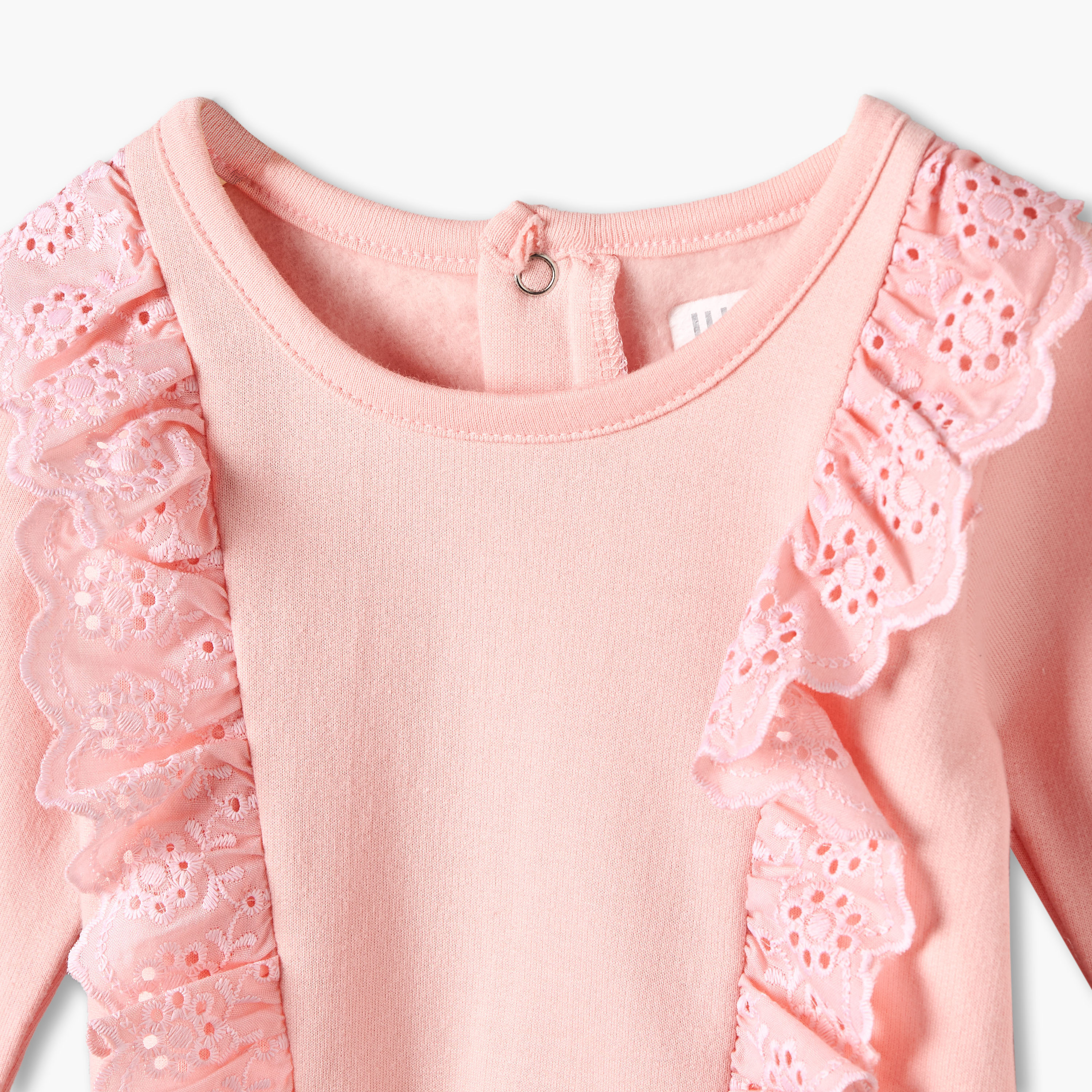 طقم بيجاما قطني بياقة مستديرة وأكمام طويلة بكباسين إغلاق من جونيورز-baby-boys-clothing-nightwear-pyjamasets-image-5