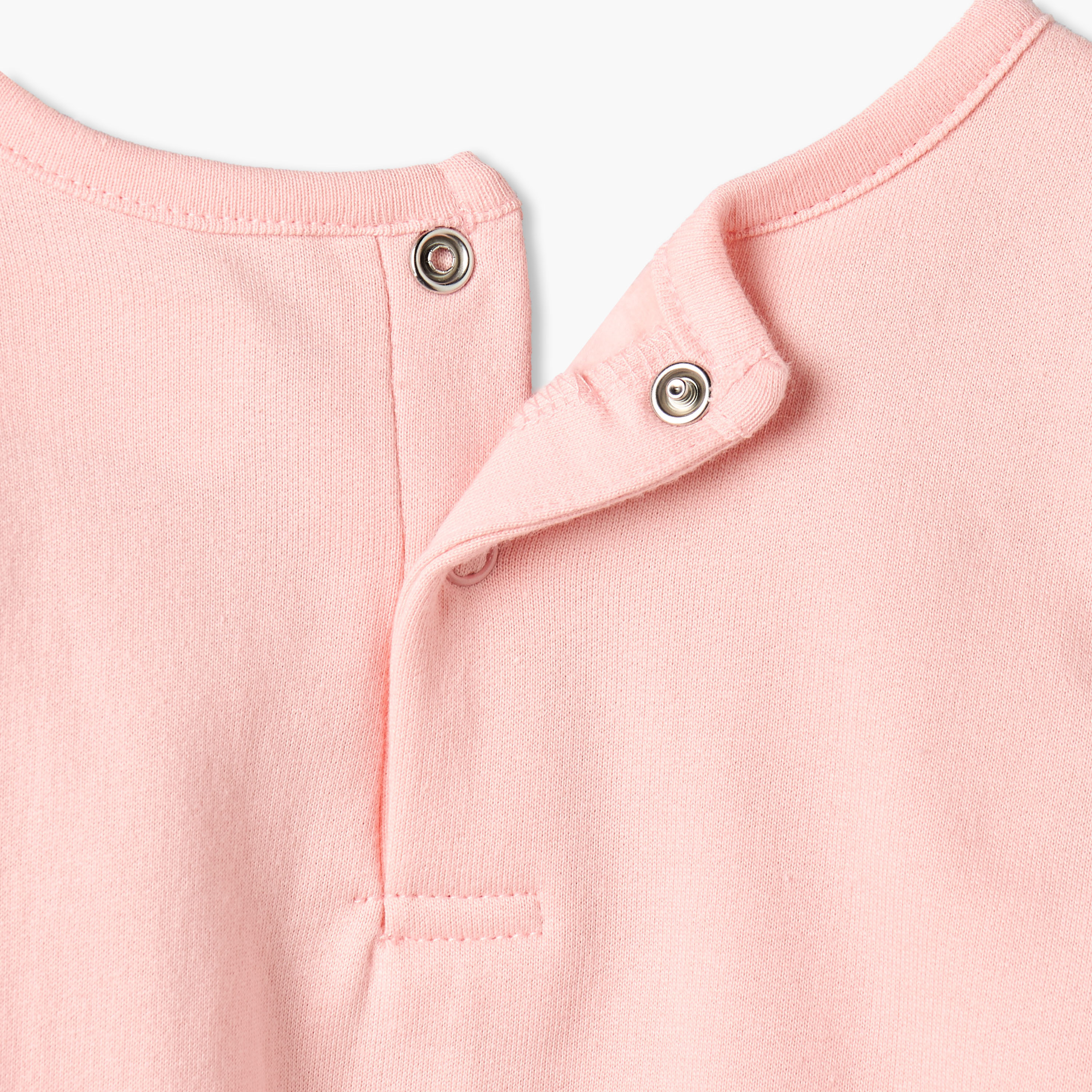 طقم بيجاما قطني بياقة مستديرة وأكمام طويلة بكباسين إغلاق من جونيورز-baby-boys-clothing-nightwear-pyjamasets-image-9