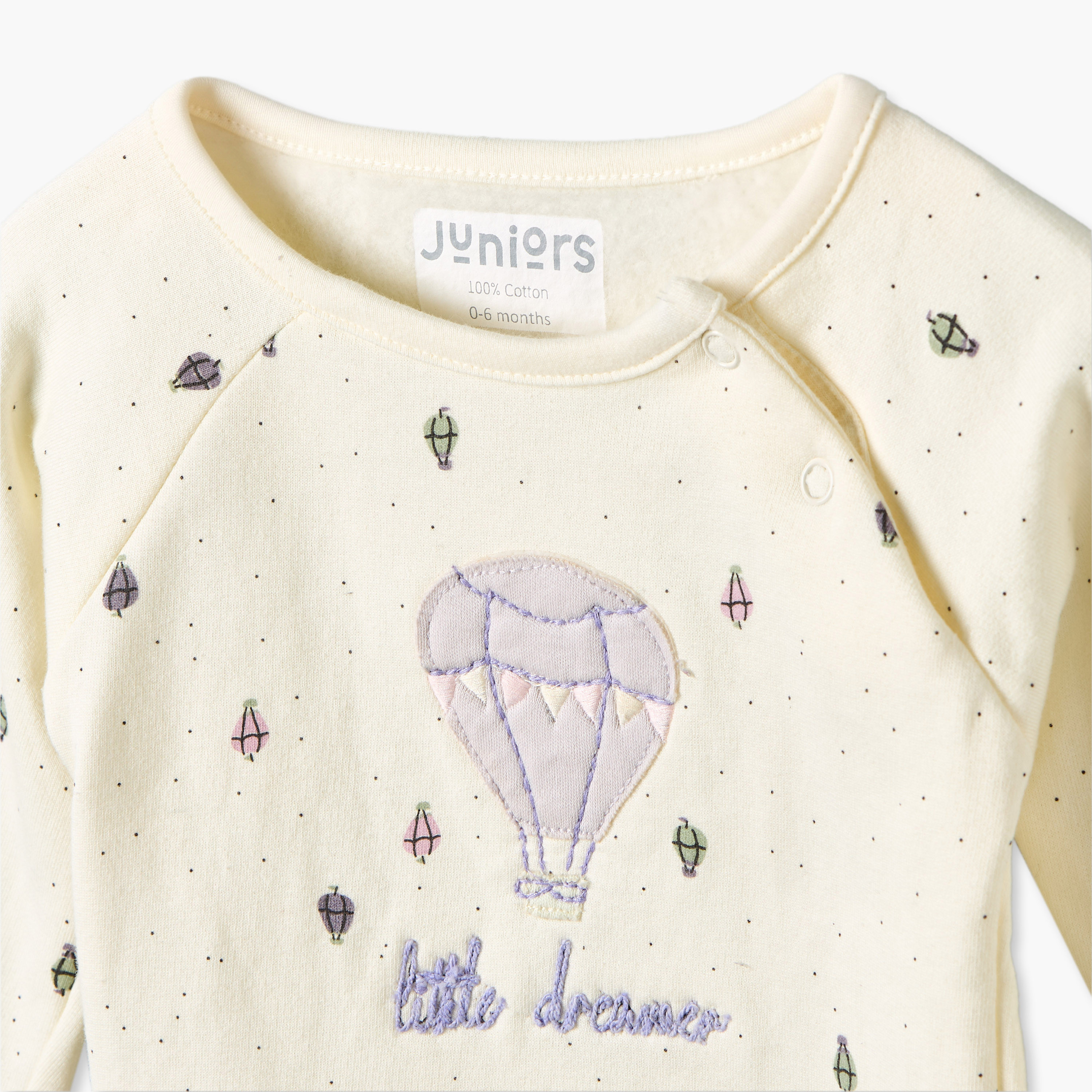 طقم بيجاما قطن بياقة ضيقة وأكمام طويلة وطبعات من جونيورز-baby-boys-clothing-nightwear-pyjamasets-image-5
